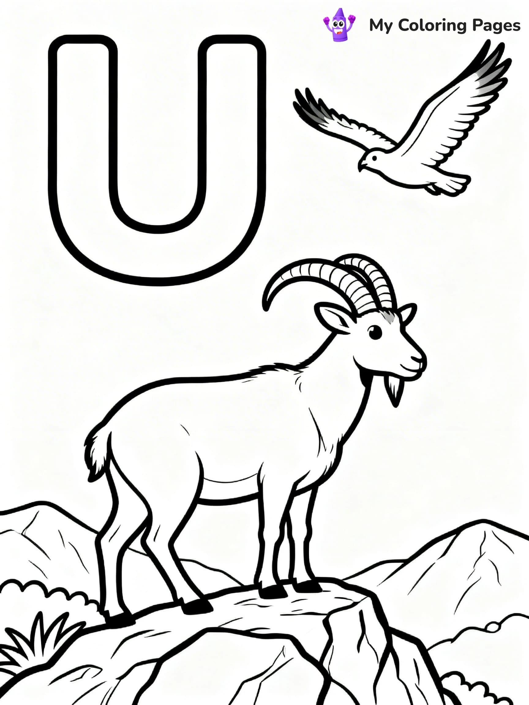 Letter U Coloring Pages - 11
