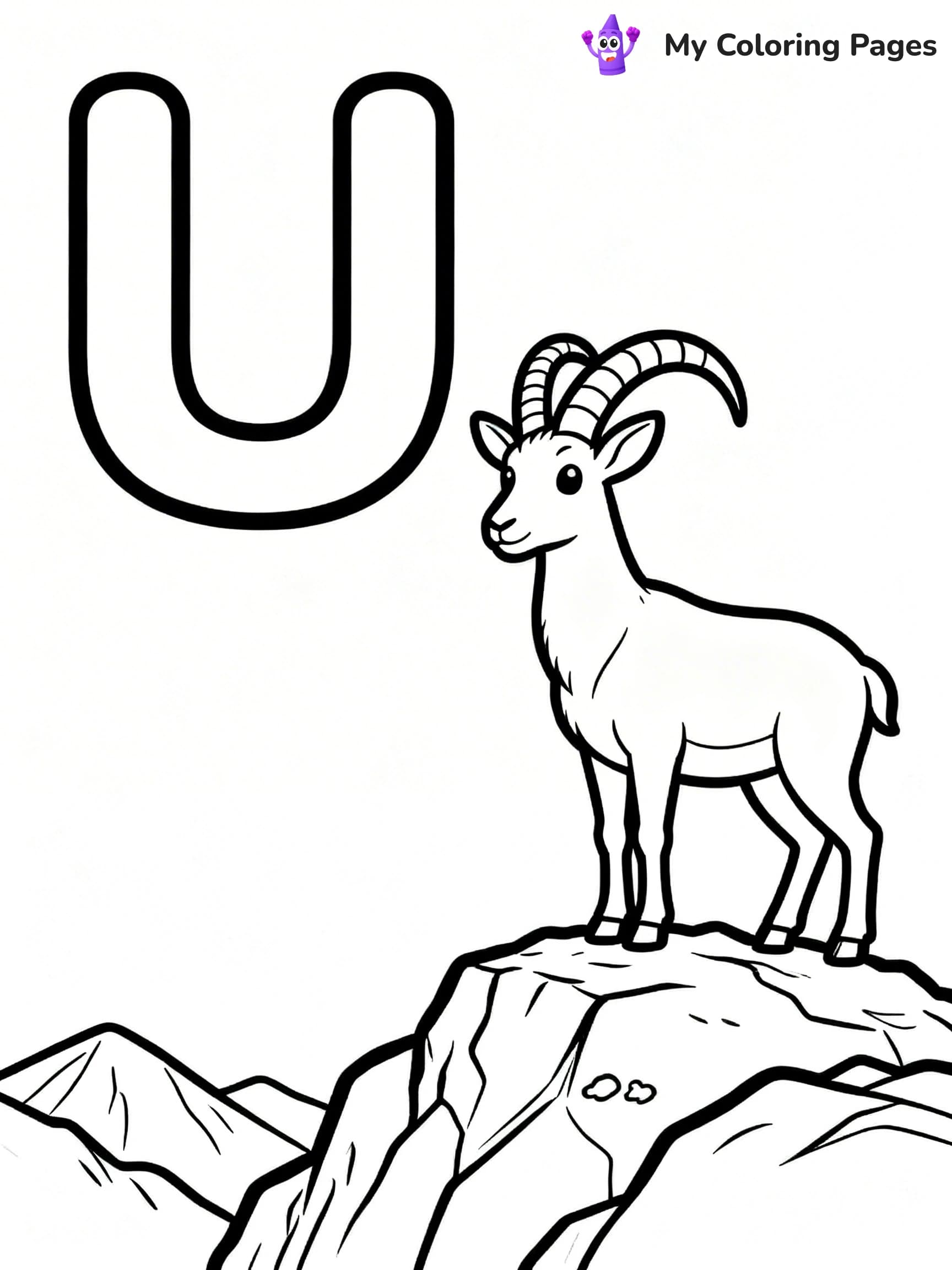 Letter U Coloring Pages - 10