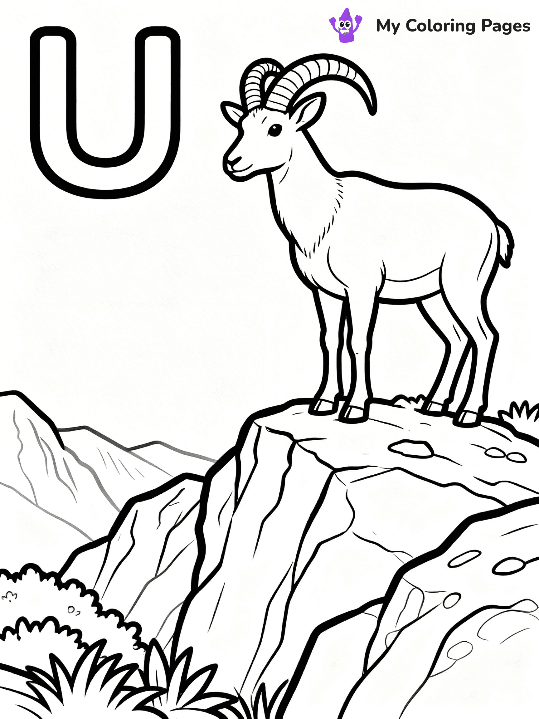 Letter U Coloring Pages - 9