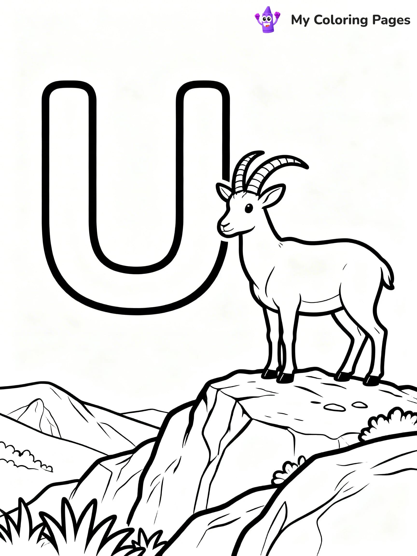 Letter U Coloring Pages - 8
