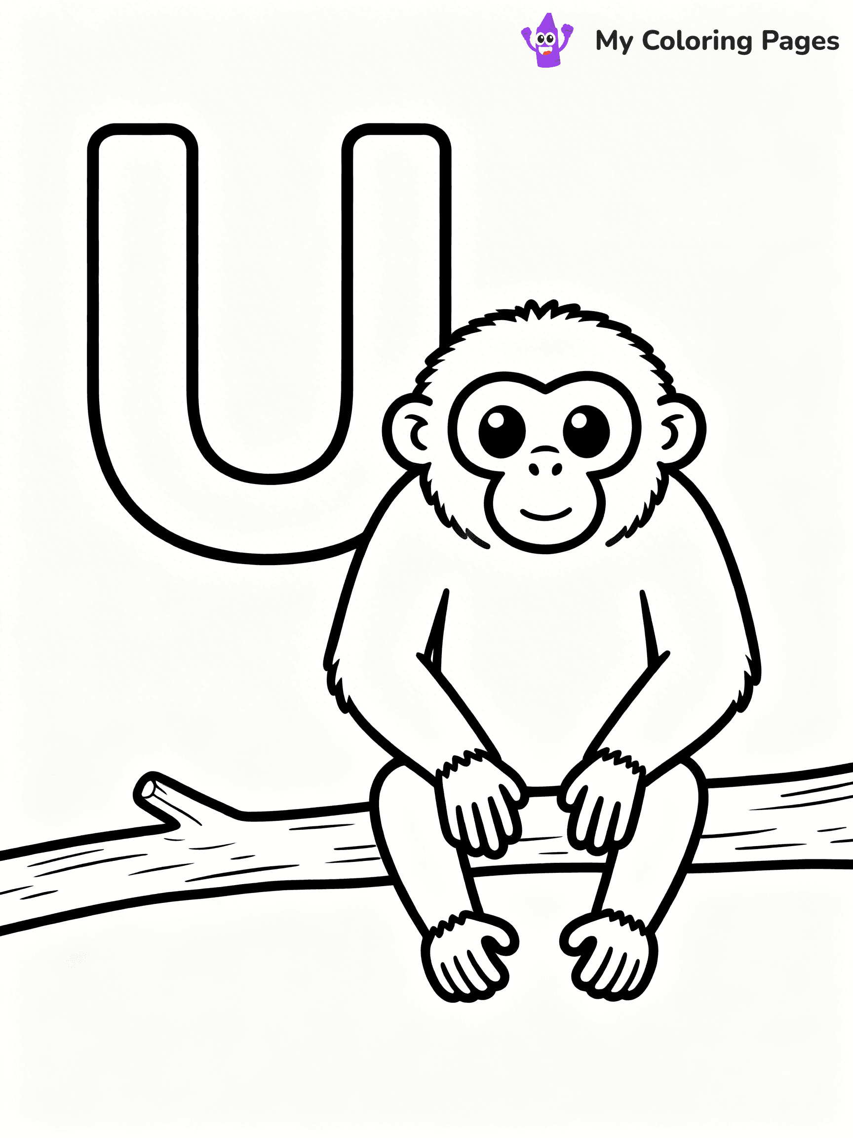Letter U Coloring Pages - 2