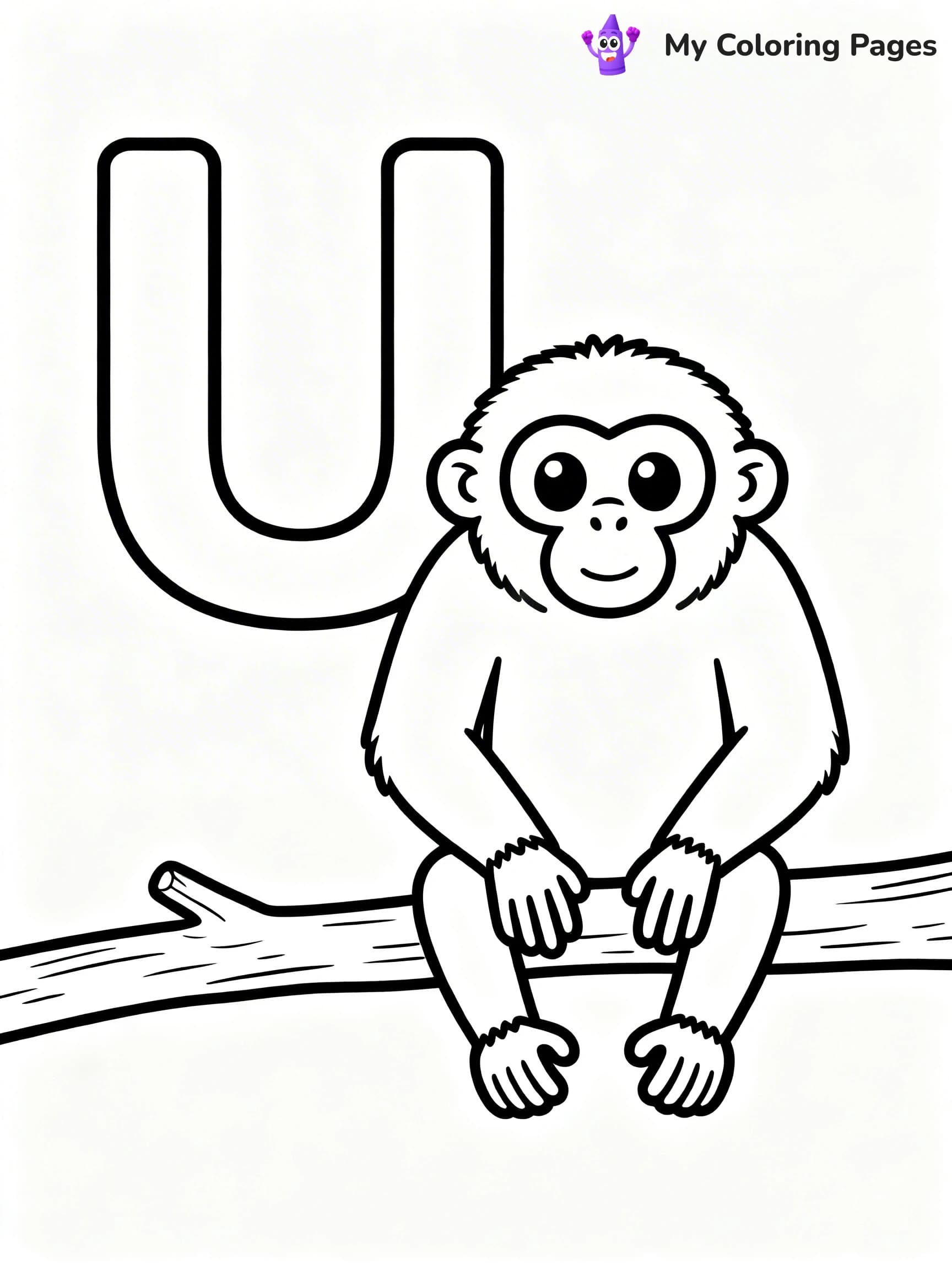 Letter U Coloring Pages - 2