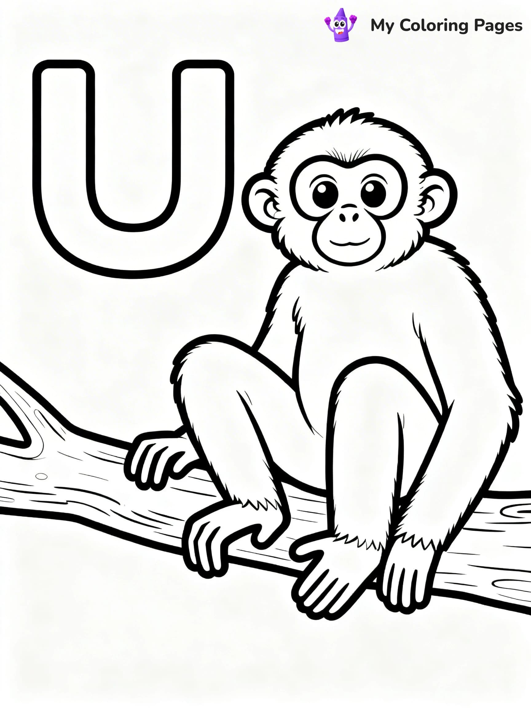 Letter U Coloring Pages - 1
