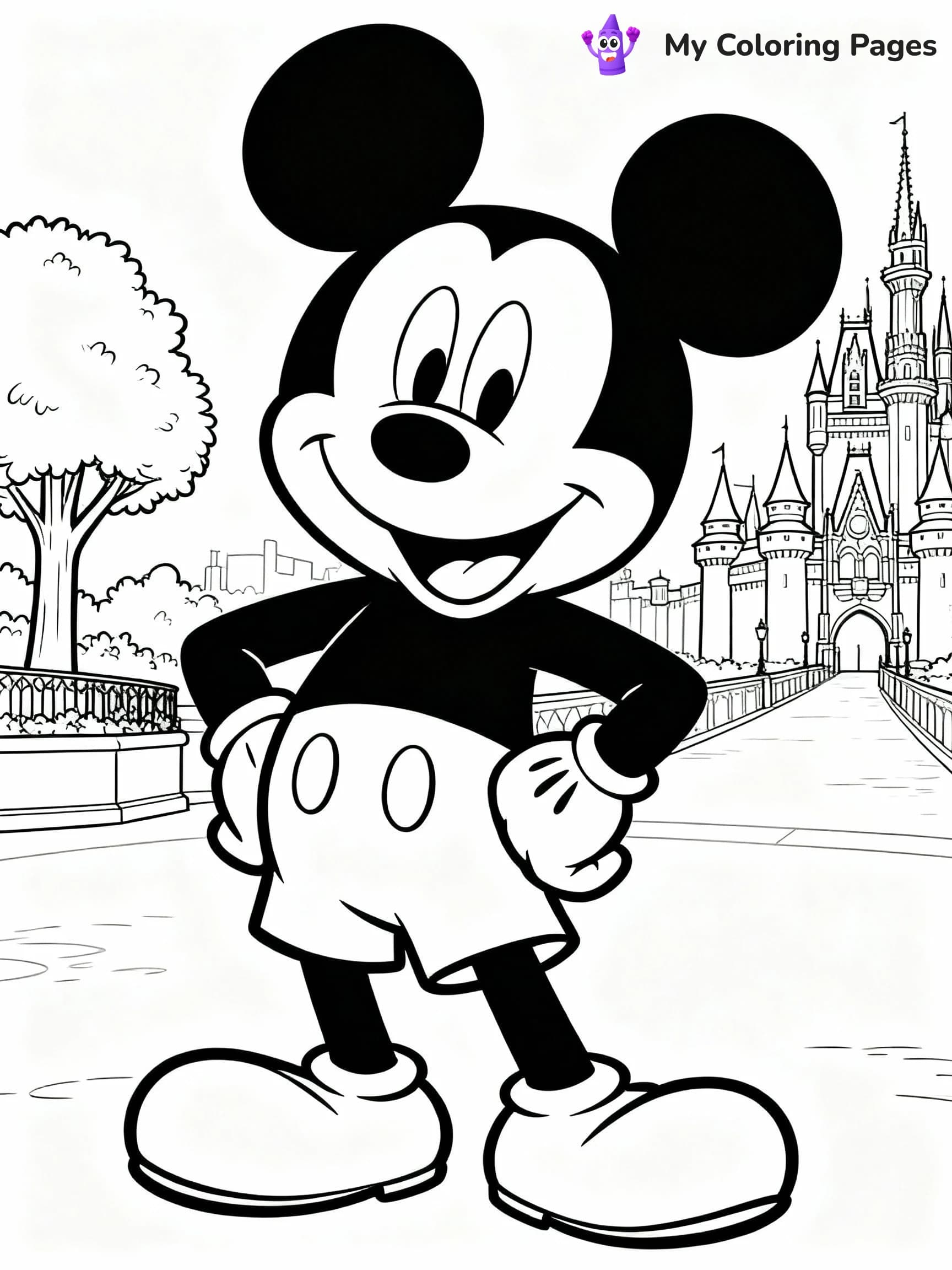 Disneyland Coloring Pages - 12