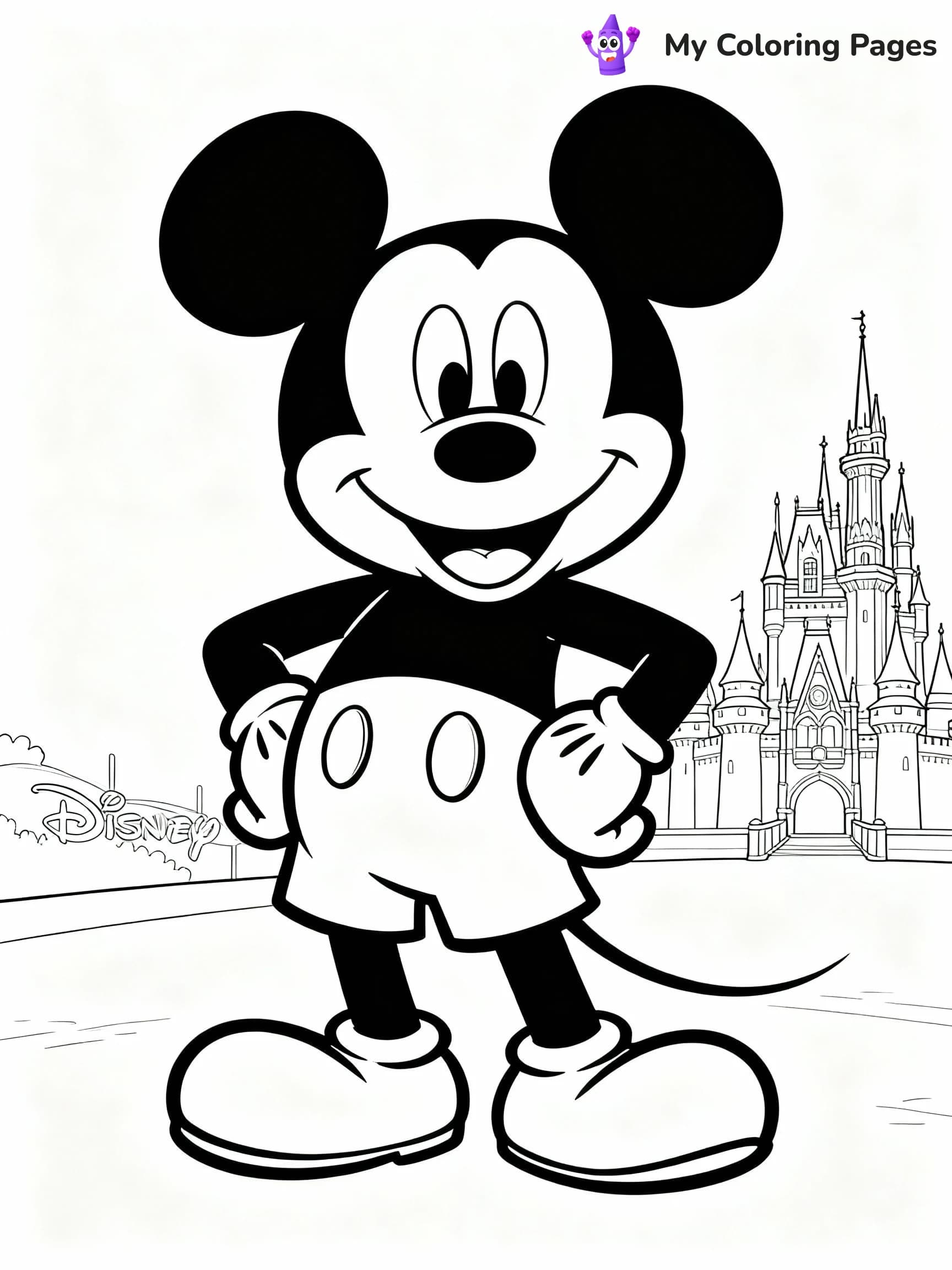 Disneyland Coloring Pages - 11