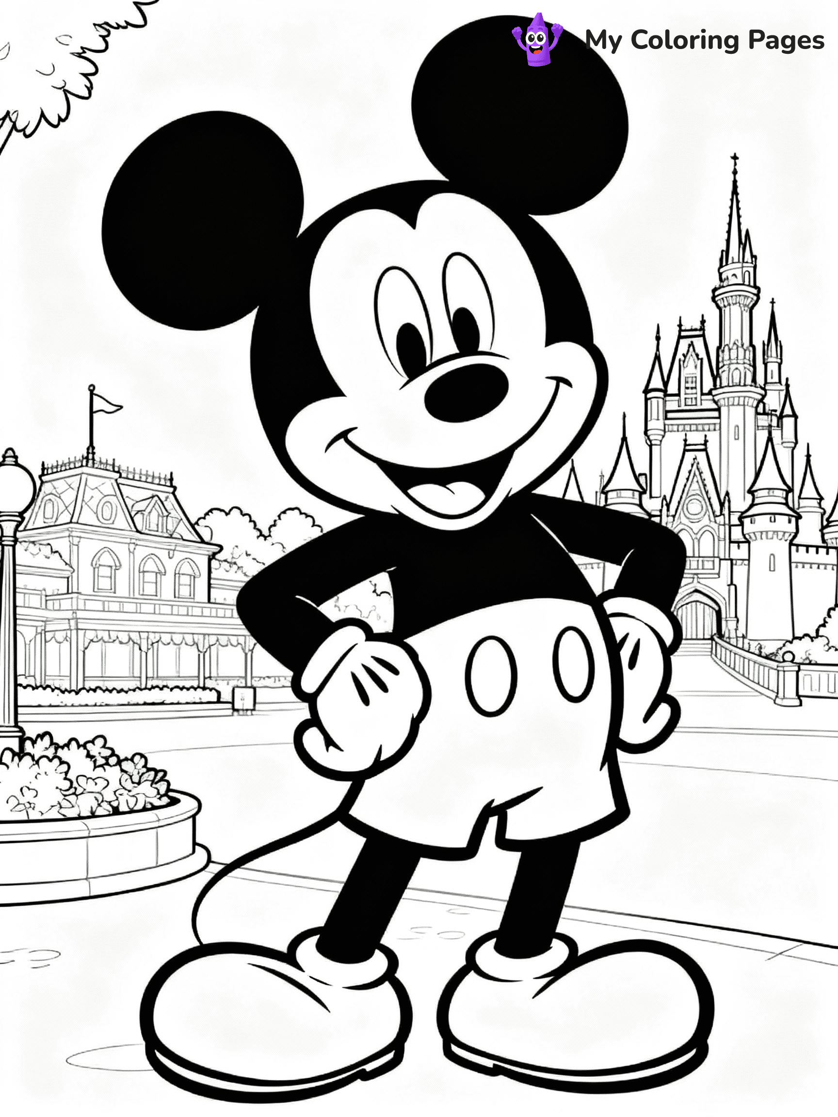 Disneyland Coloring Pages - 10