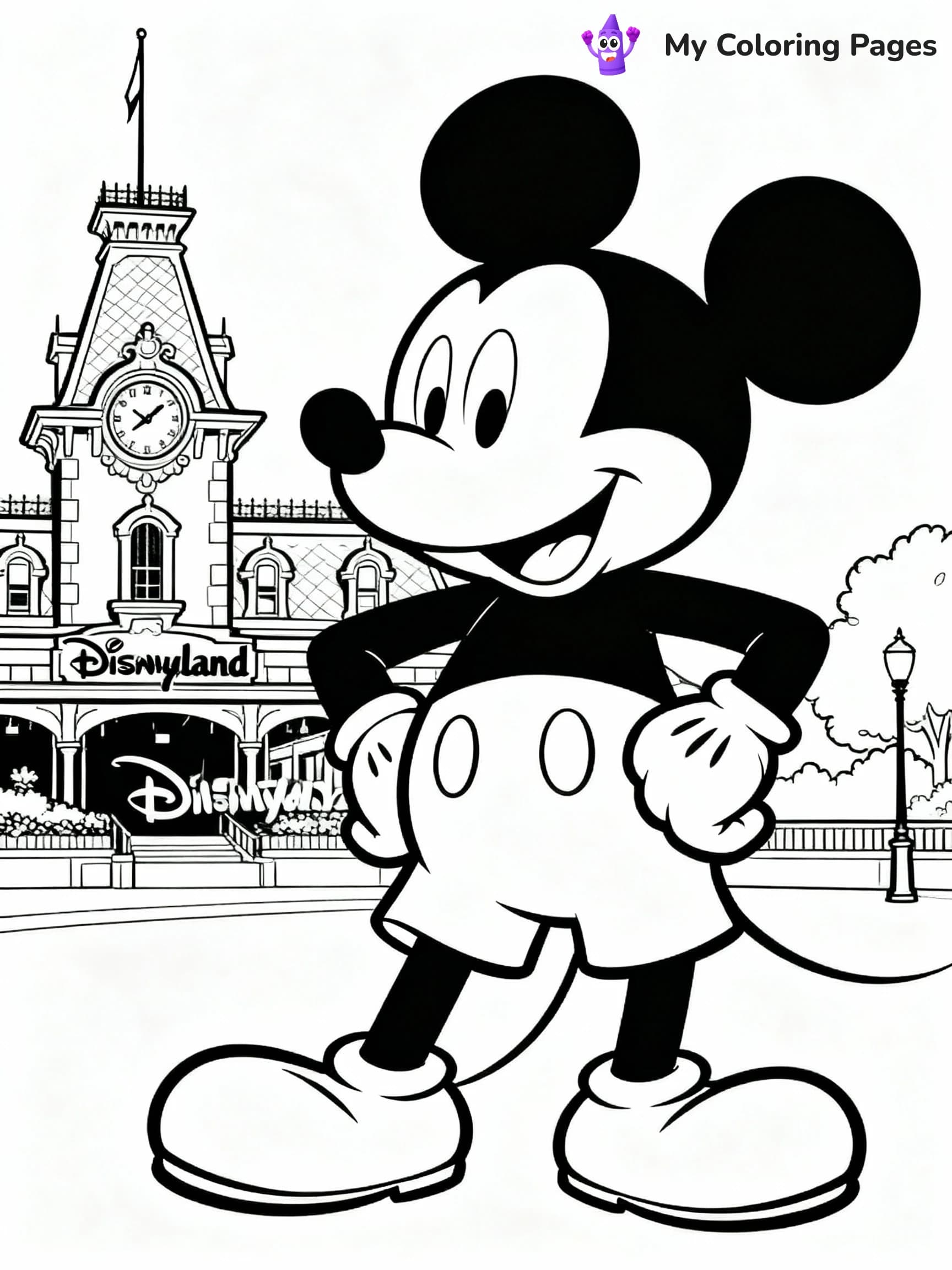 Disneyland Coloring Pages - 7