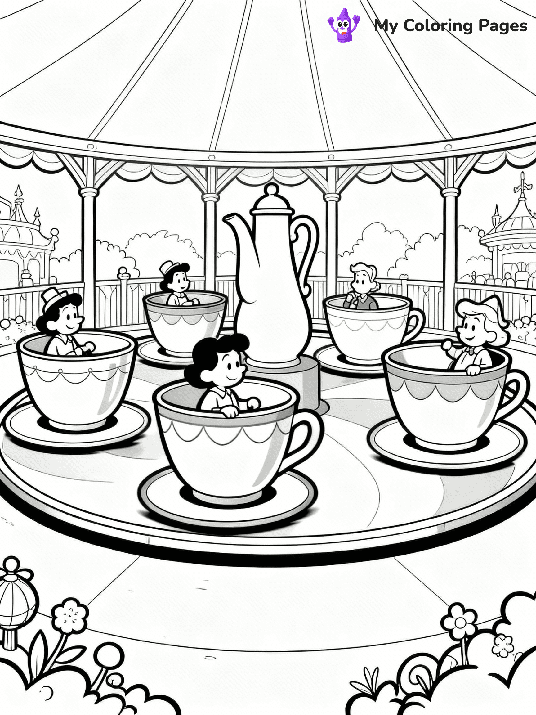 Disneyland Coloring Pages - 2