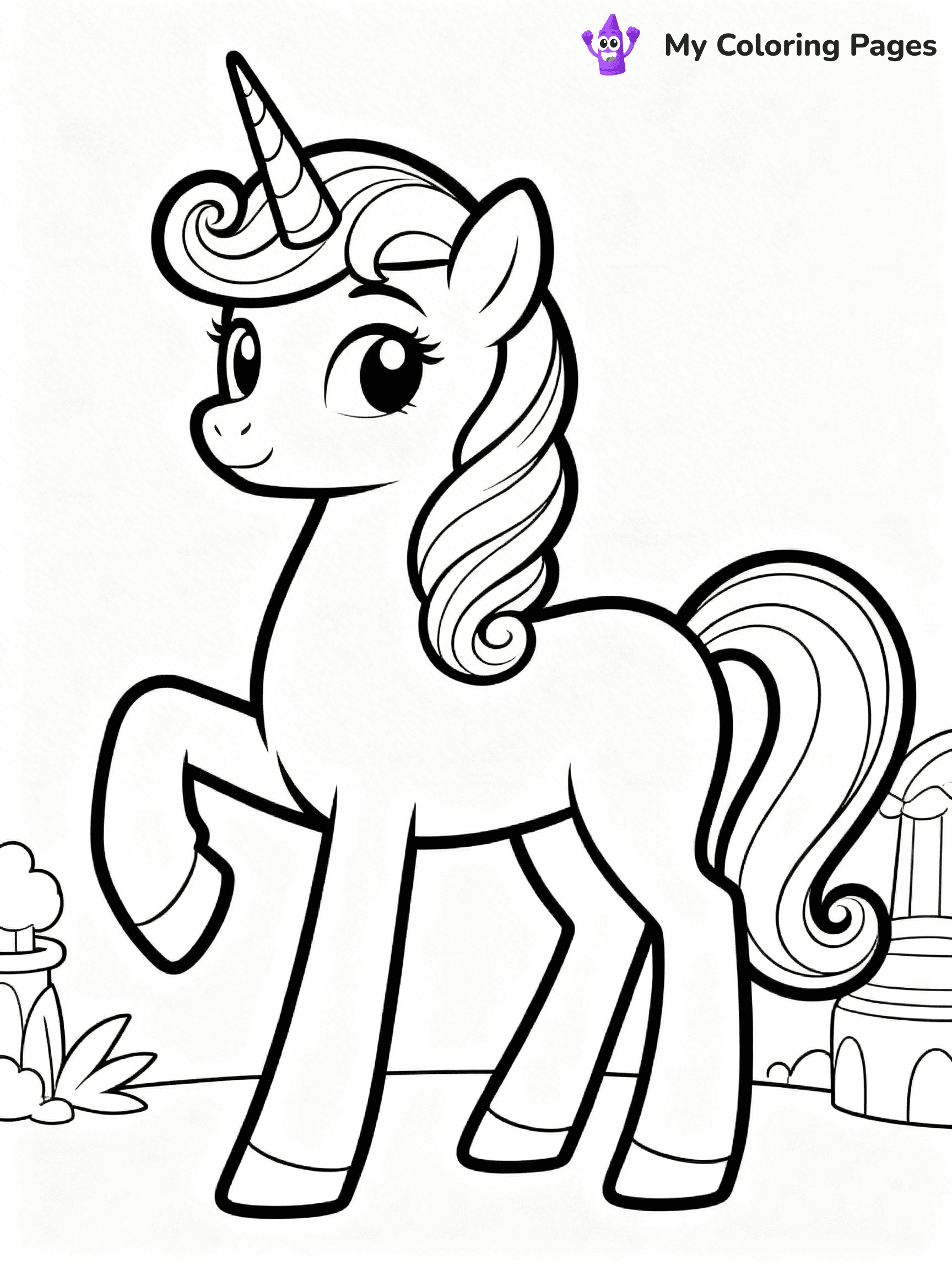 My Little Pony Coloring Pages Rarity - 25