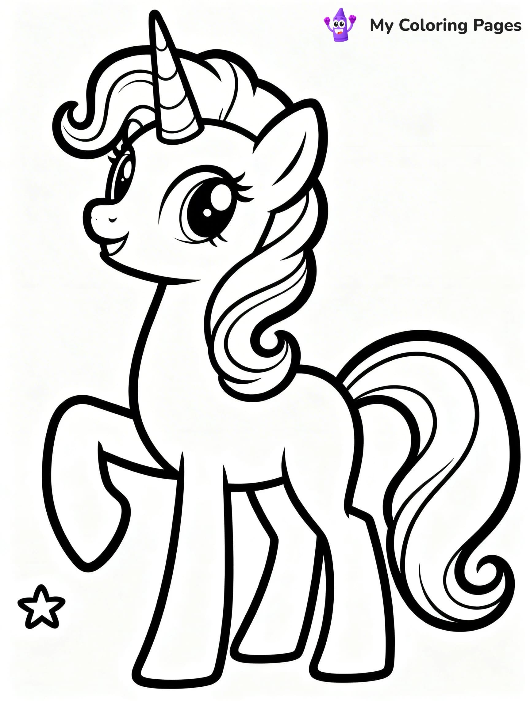 My Little Pony Coloring Pages Rarity - 22