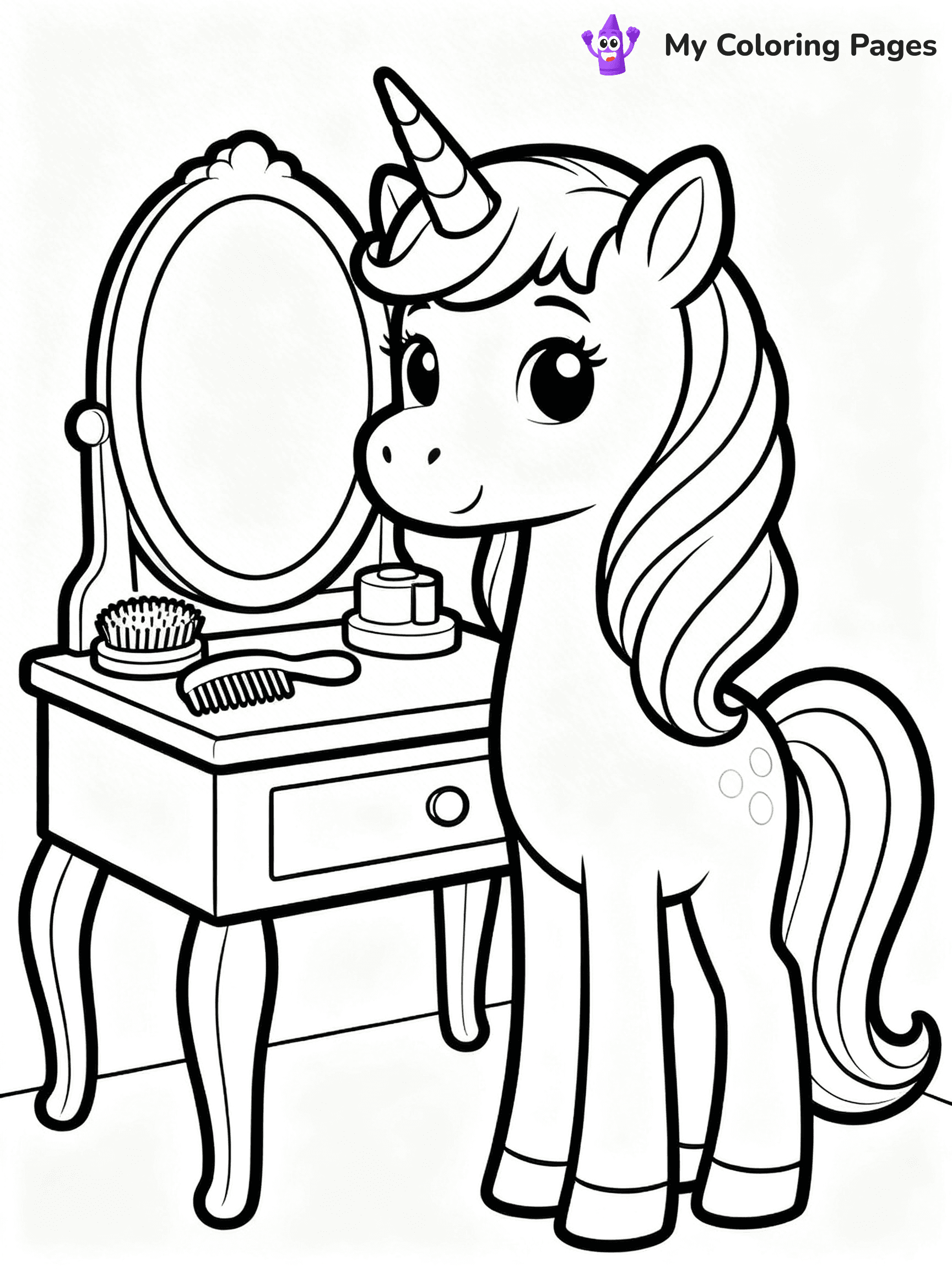 My Little Pony Coloring Pages Rarity - 17
