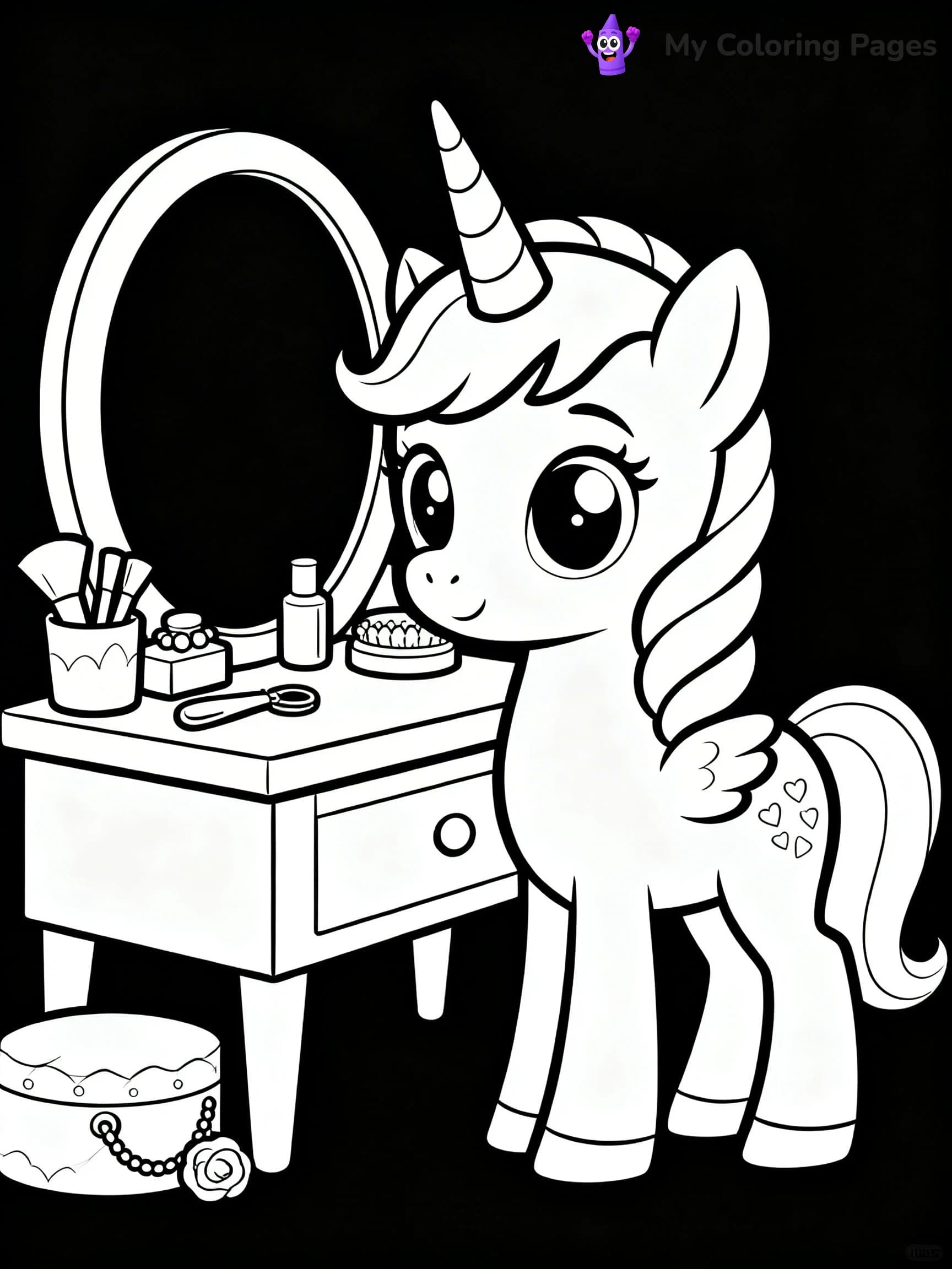 My Little Pony Coloring Pages Rarity - 15