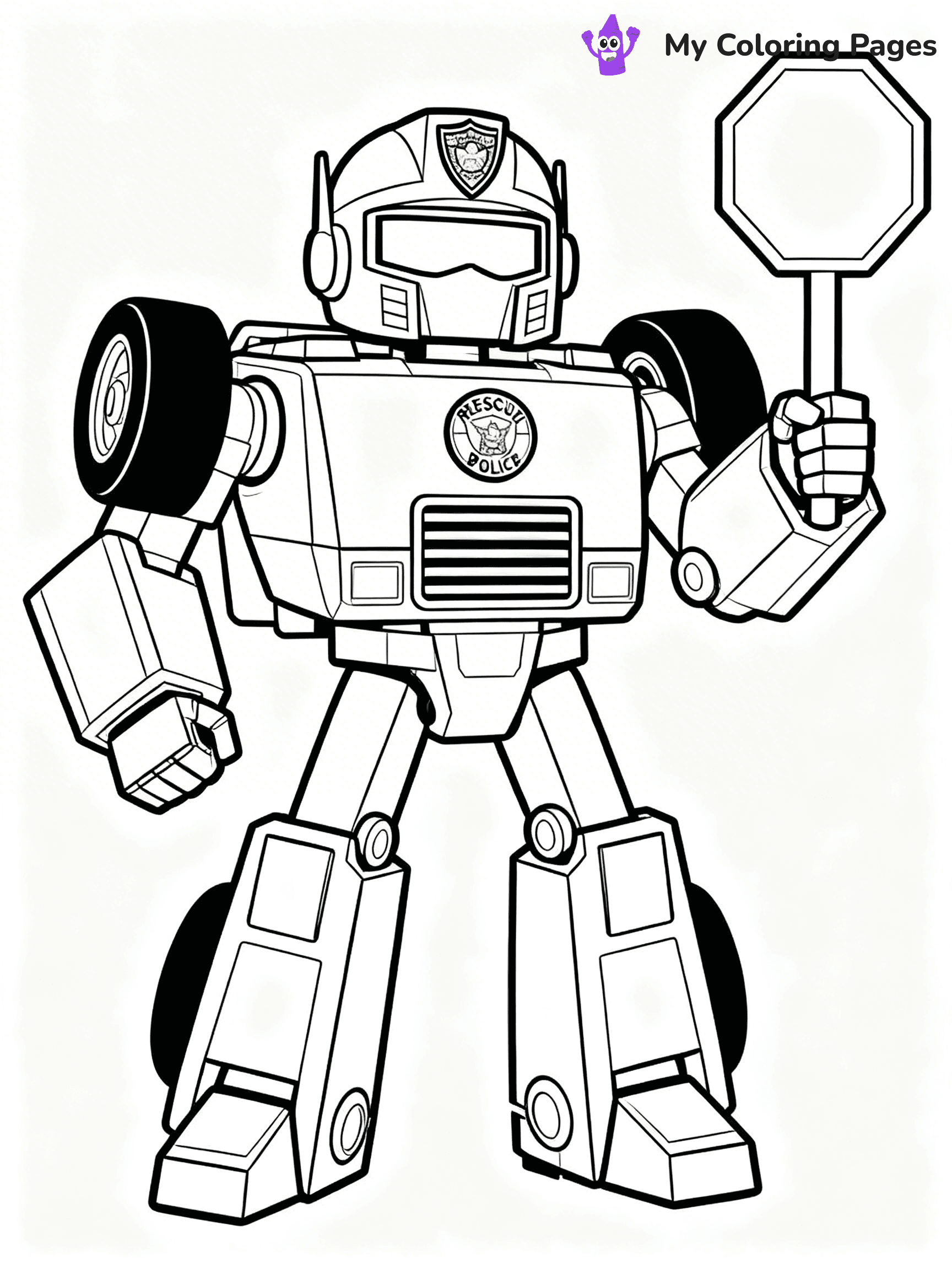 Rescue Bots Coloring Pages - 29