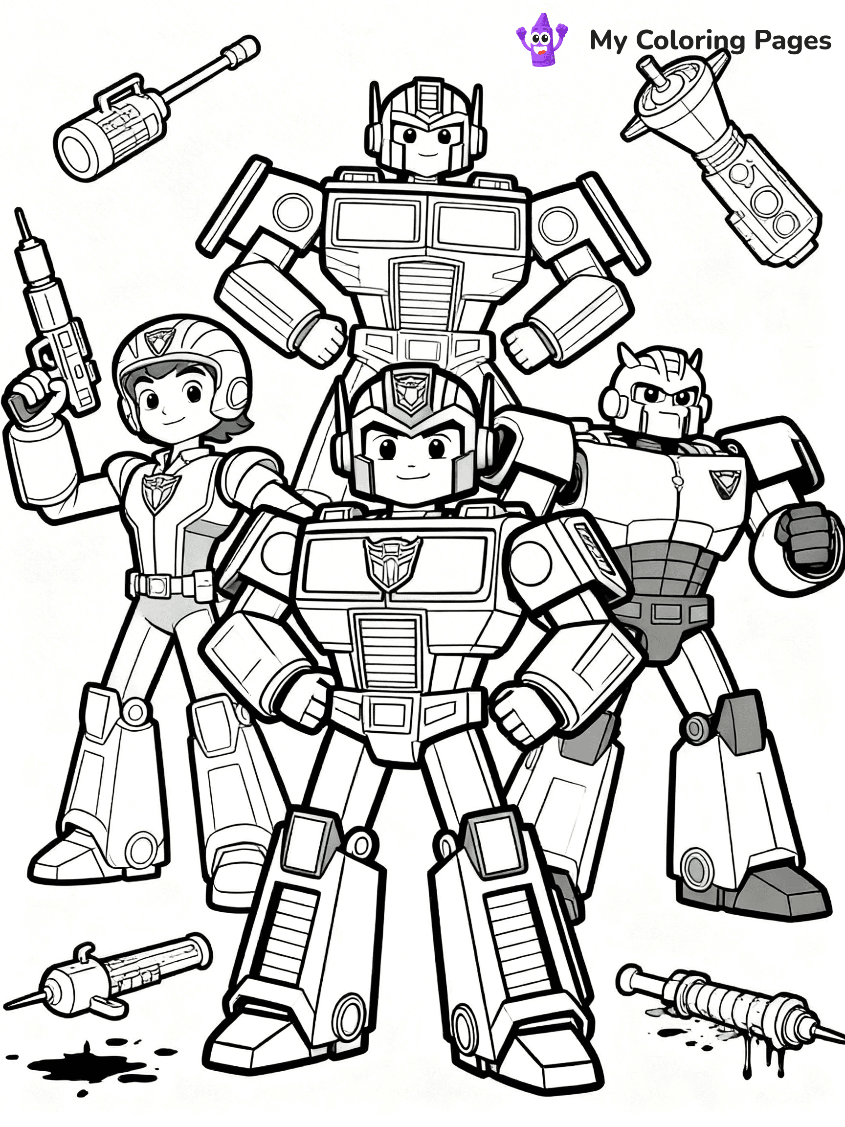 Rescue Bots Coloring Pages - 10