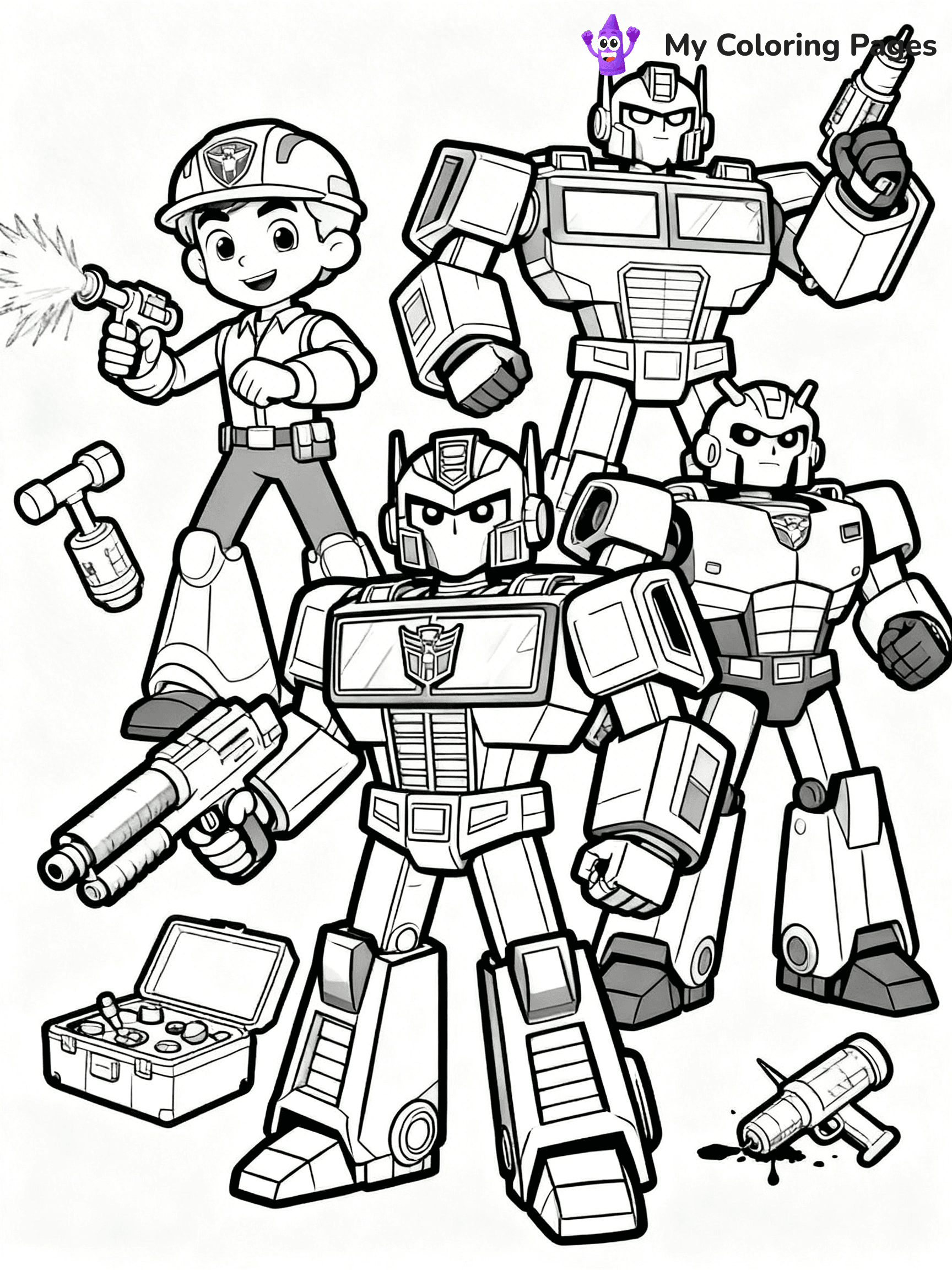 Rescue Bots Coloring Pages - 9