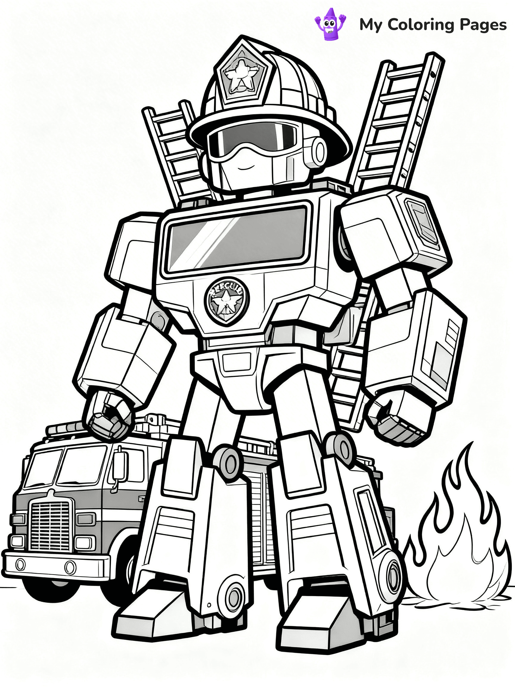 Rescue Bots Coloring Pages - 3