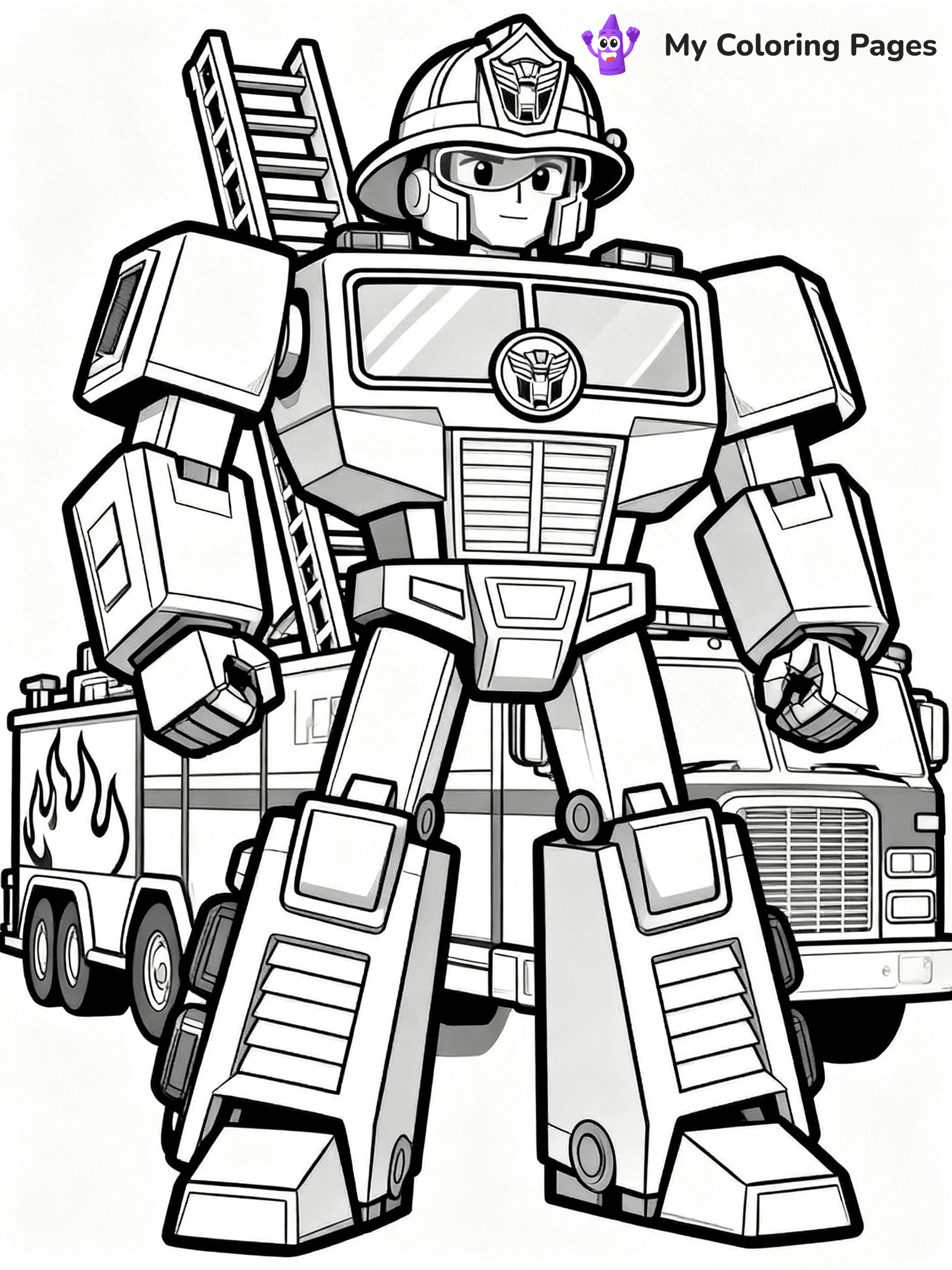 Rescue Bots Coloring Pages - 1