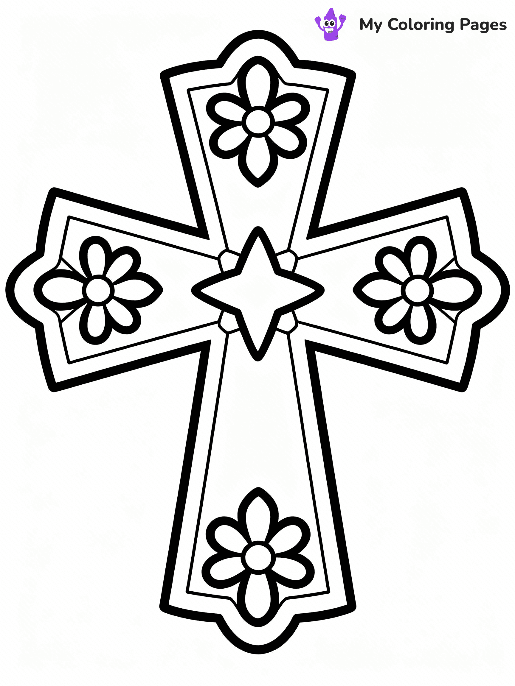 Stained Glass Coloring Pages - 49