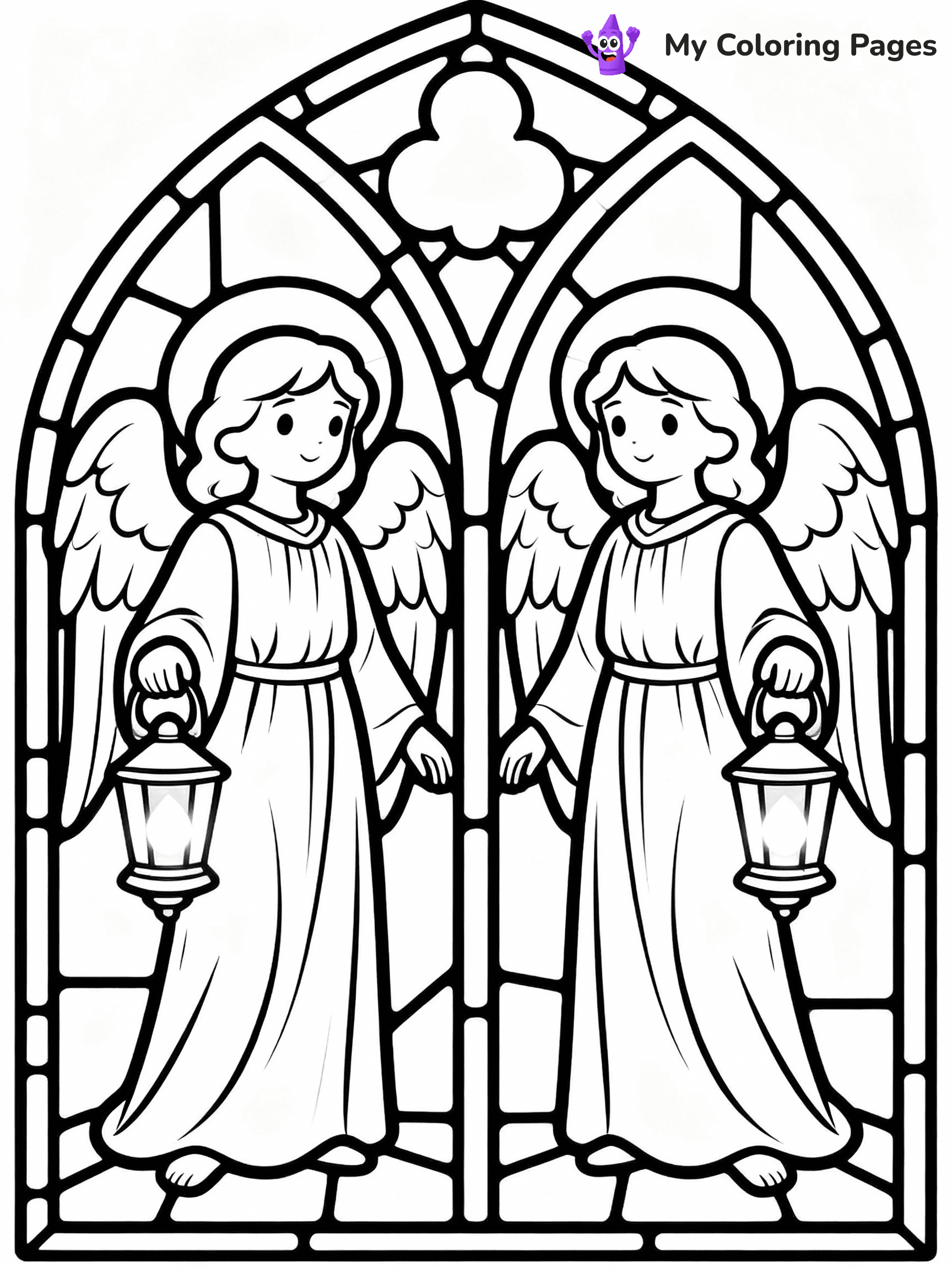 Stained Glass Coloring Pages - 31