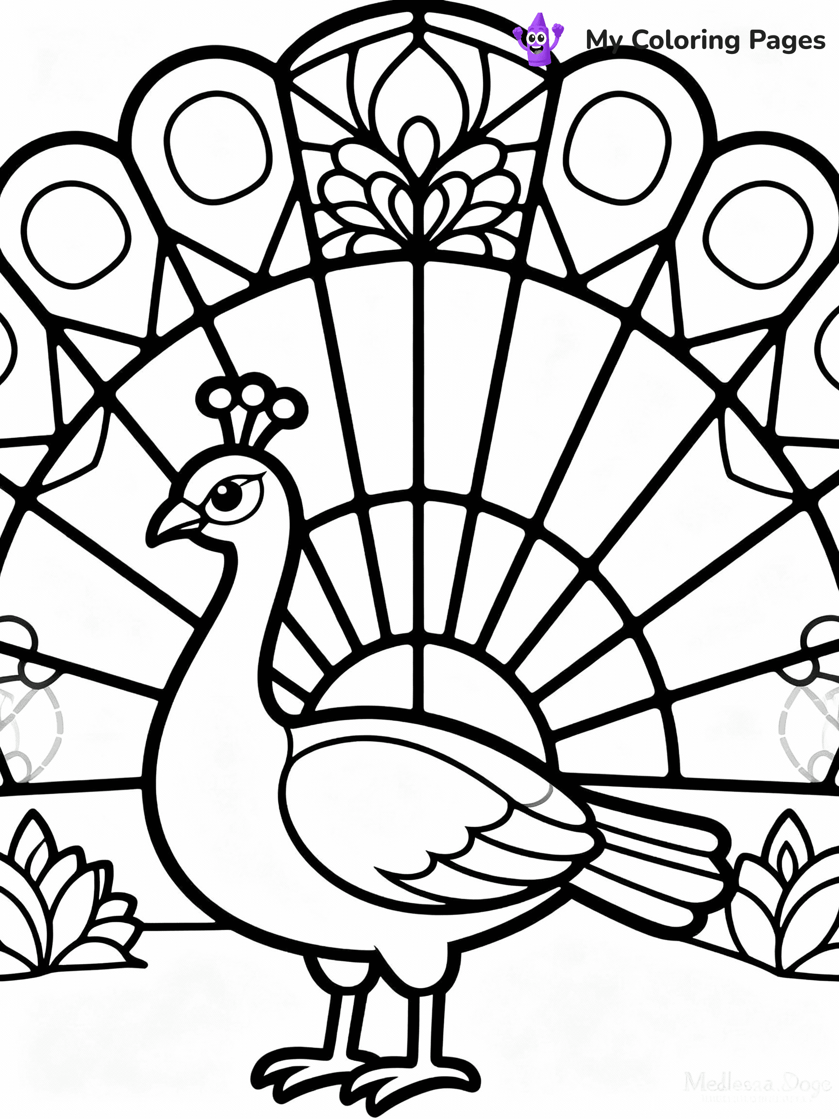 Stained Glass Coloring Pages - 6