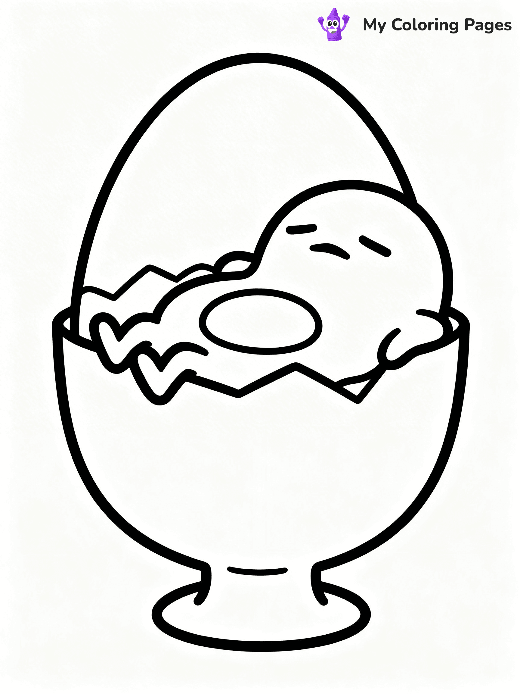 Gudetama Coloring Pages - 26