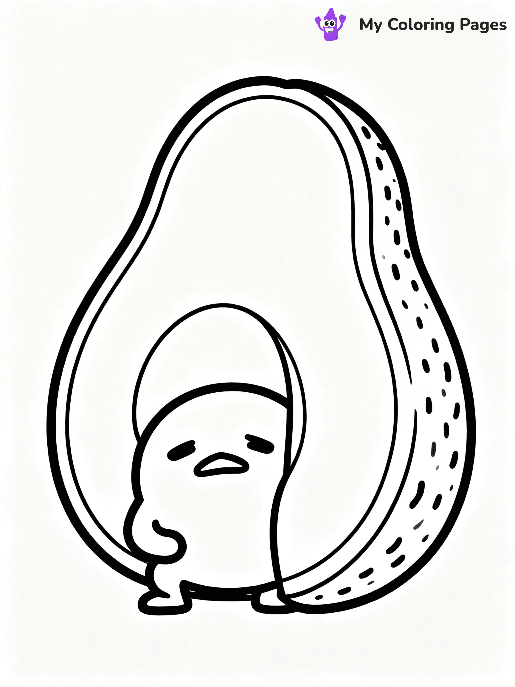 Gudetama Coloring Pages - 17