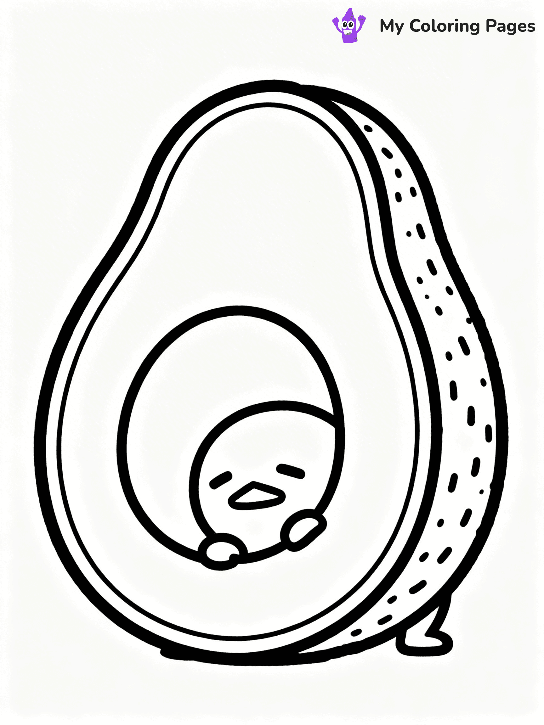 Gudetama Coloring Pages - 16