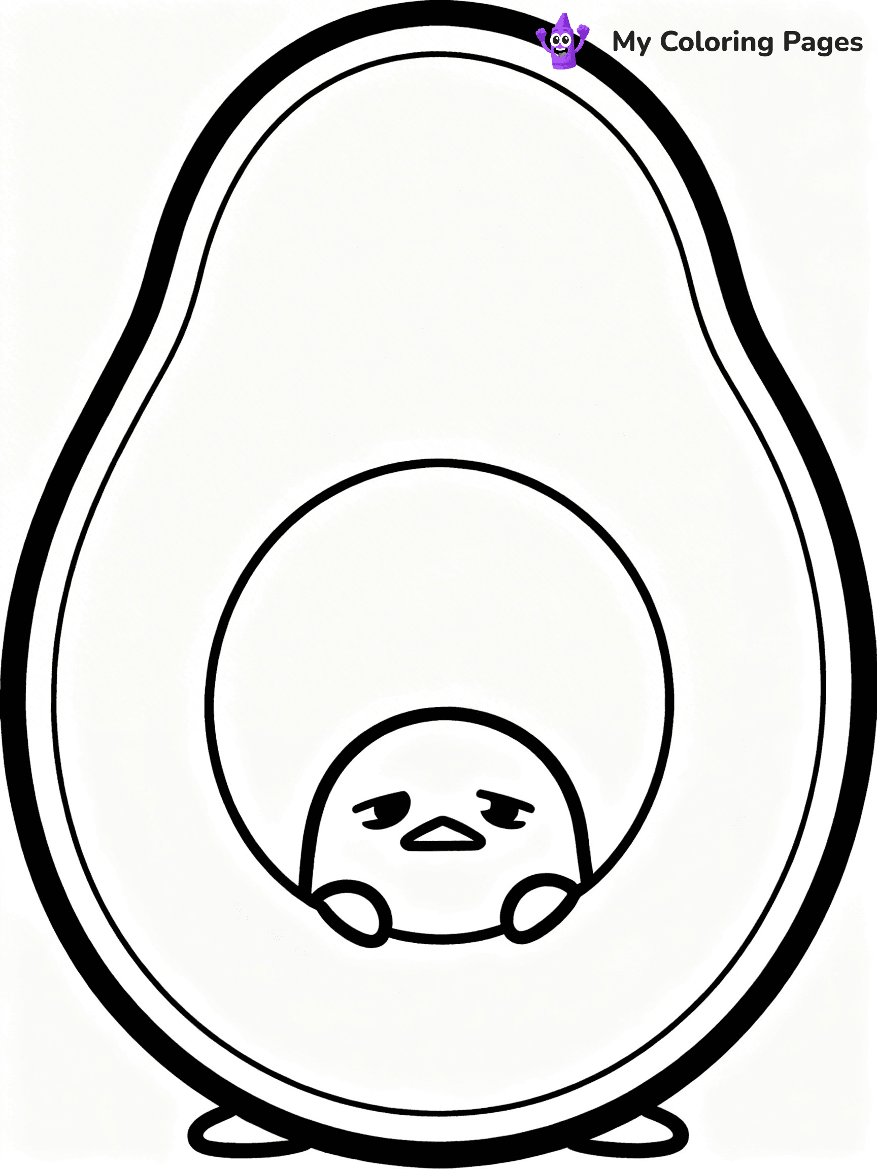 Gudetama Coloring Pages - 14