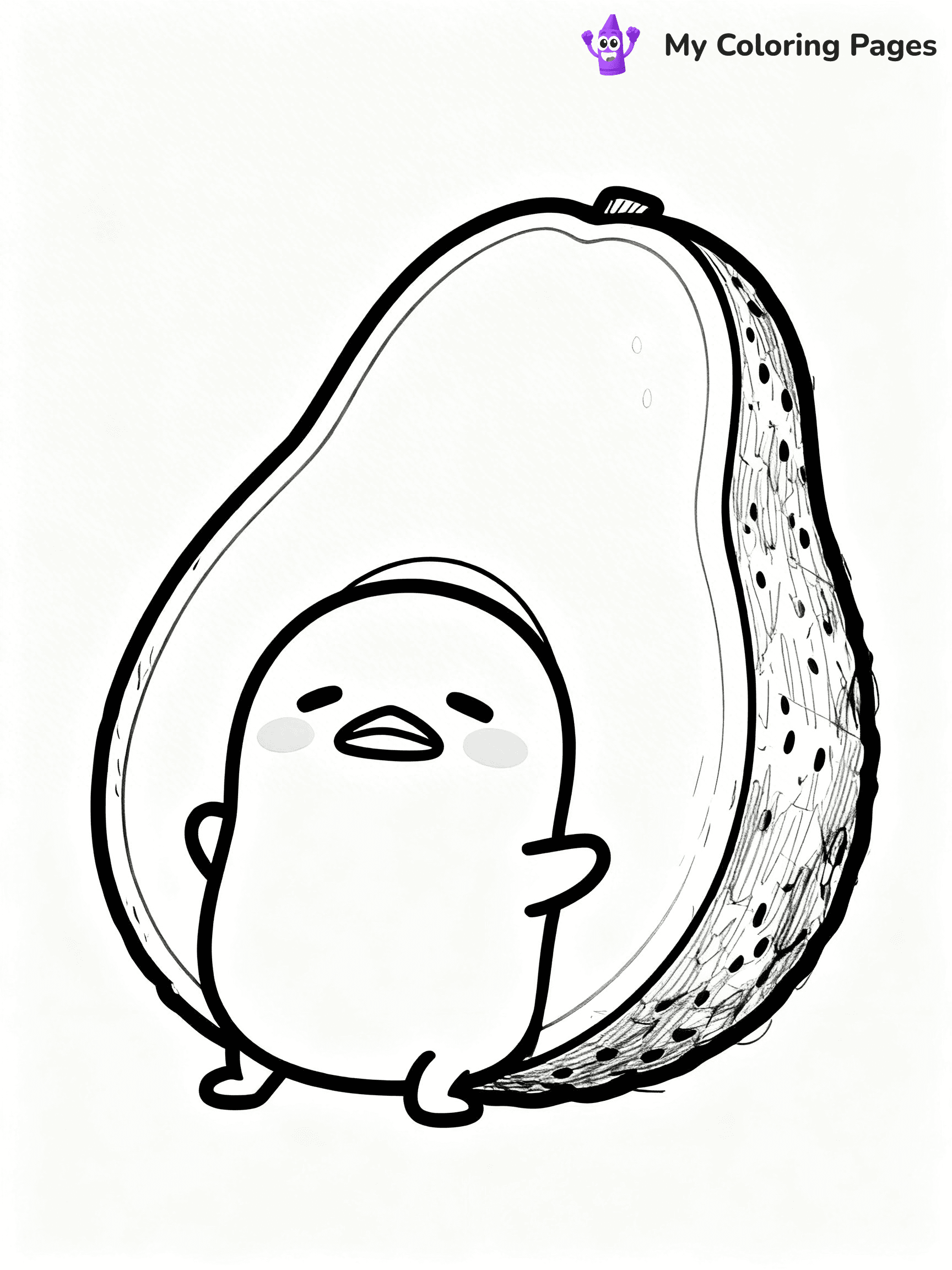 Gudetama Coloring Pages - 13