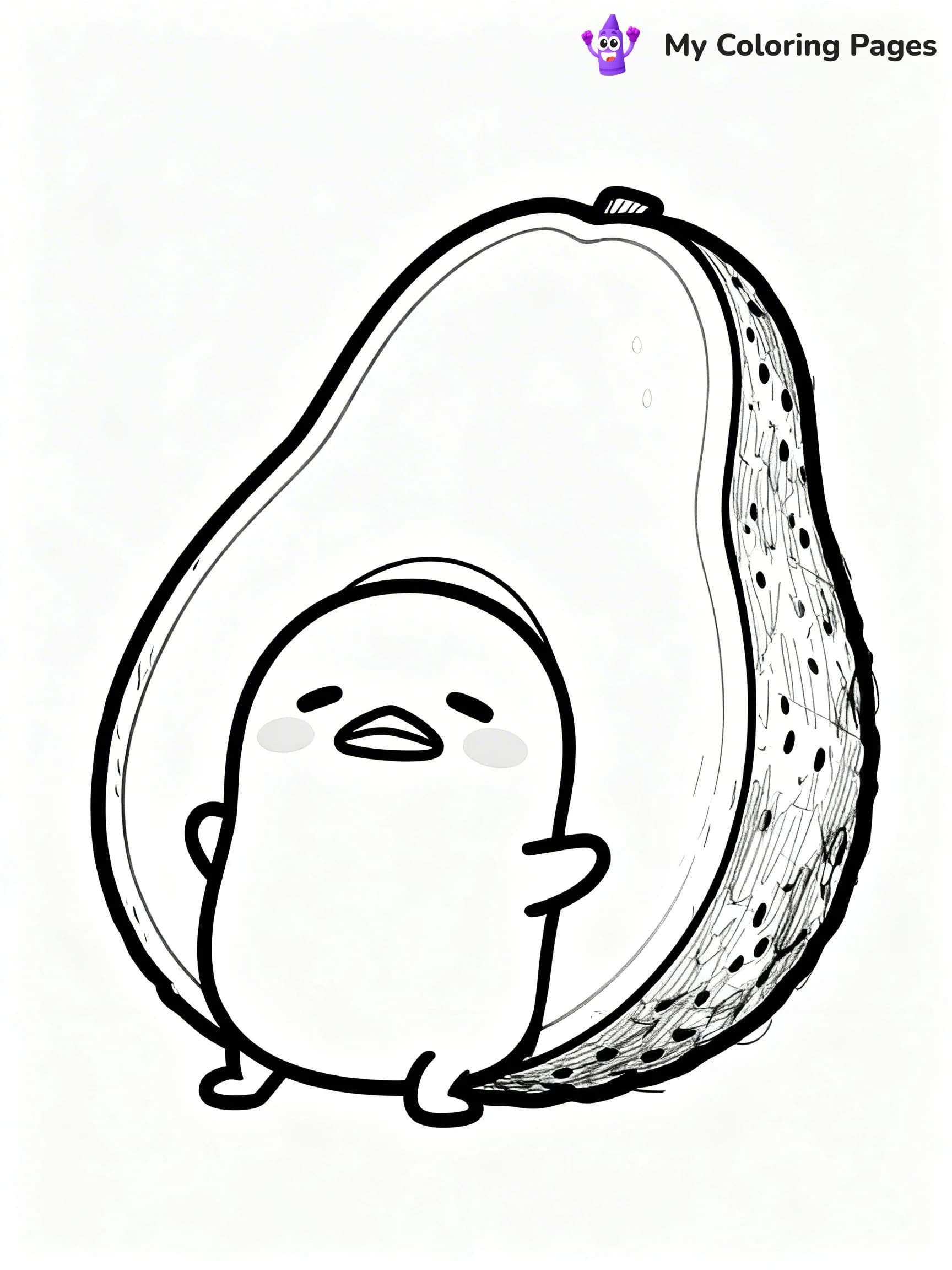 Gudetama Coloring Pages - 13
