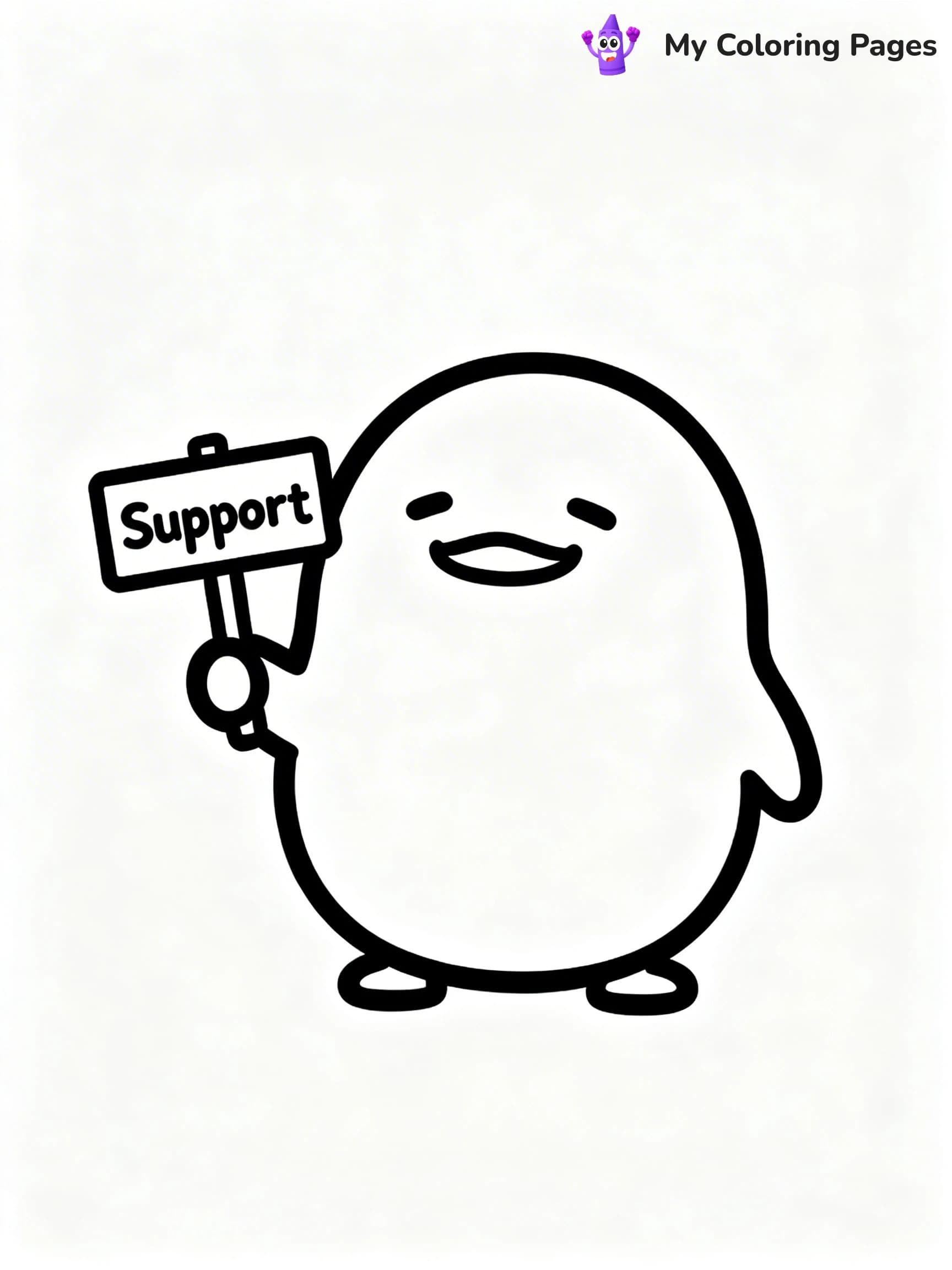 Gudetama Coloring Pages - 10