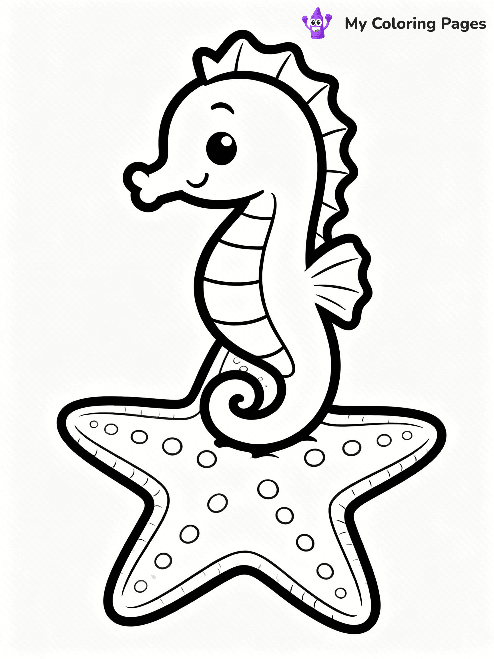 Seahorse Coloring Pages - 5