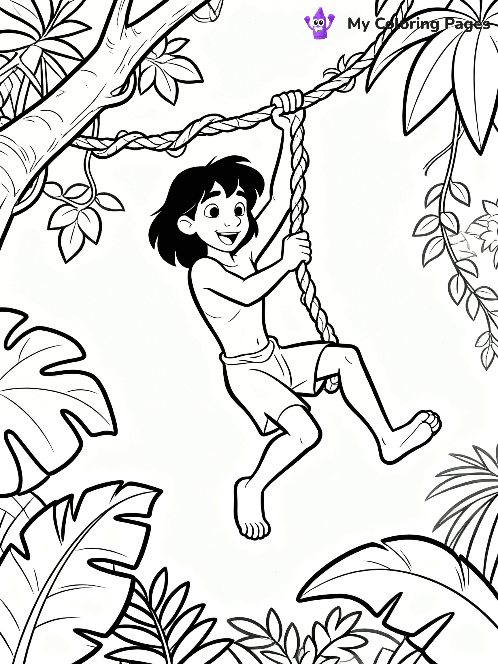 Jungle Book Coloring Pages - 1