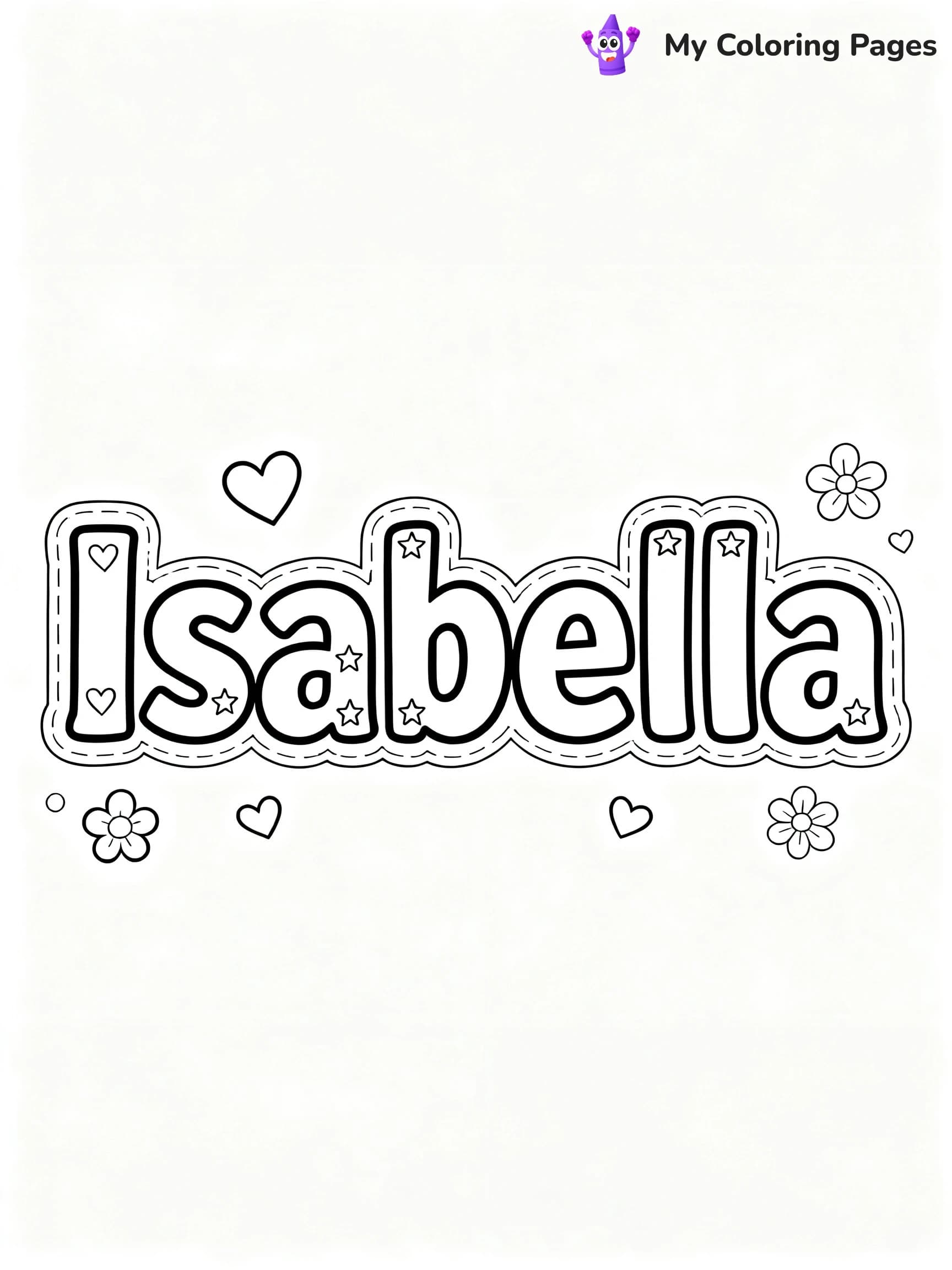 Isabella Coloring Pages - 10