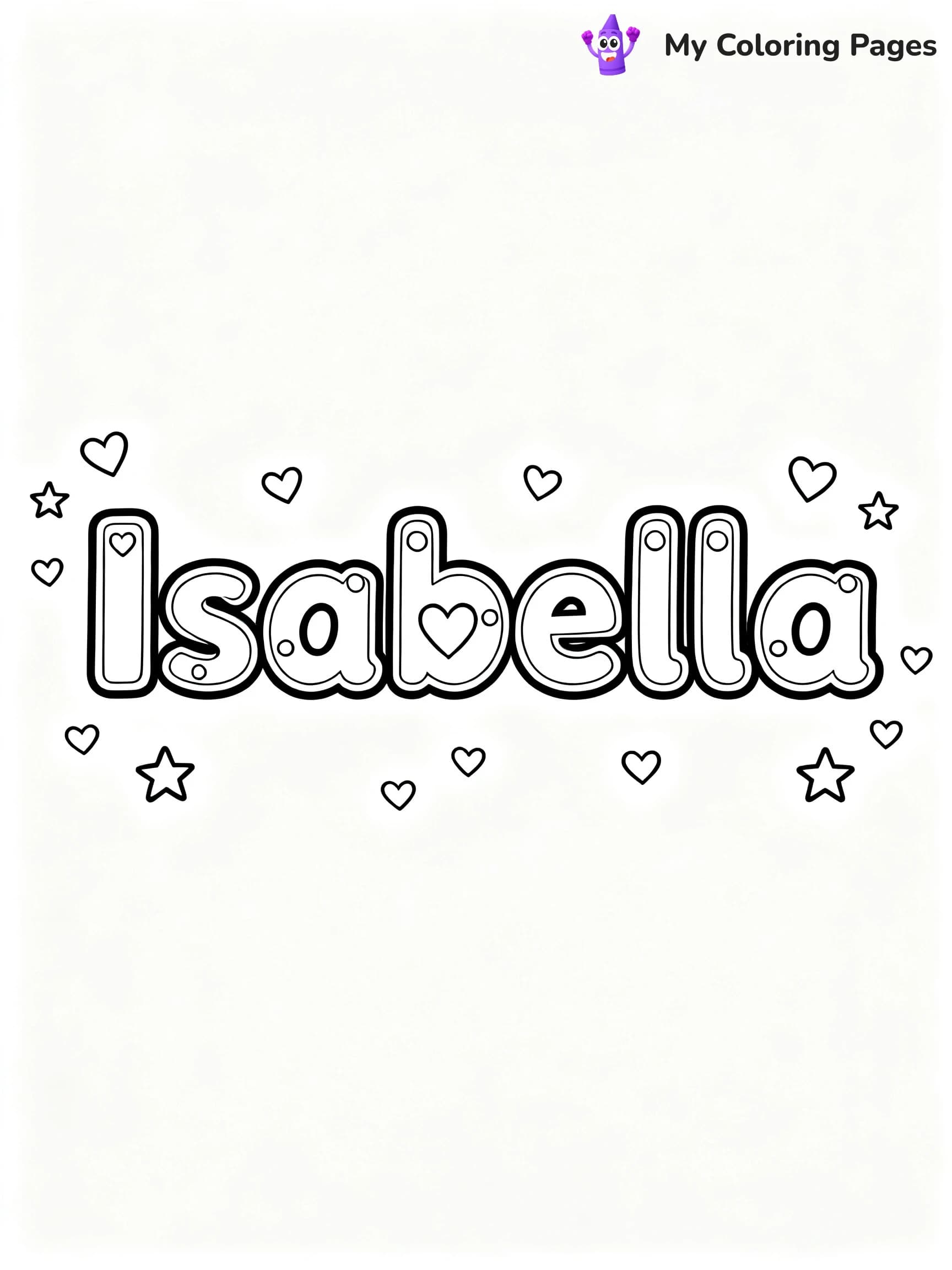 Isabella Coloring Pages - 7