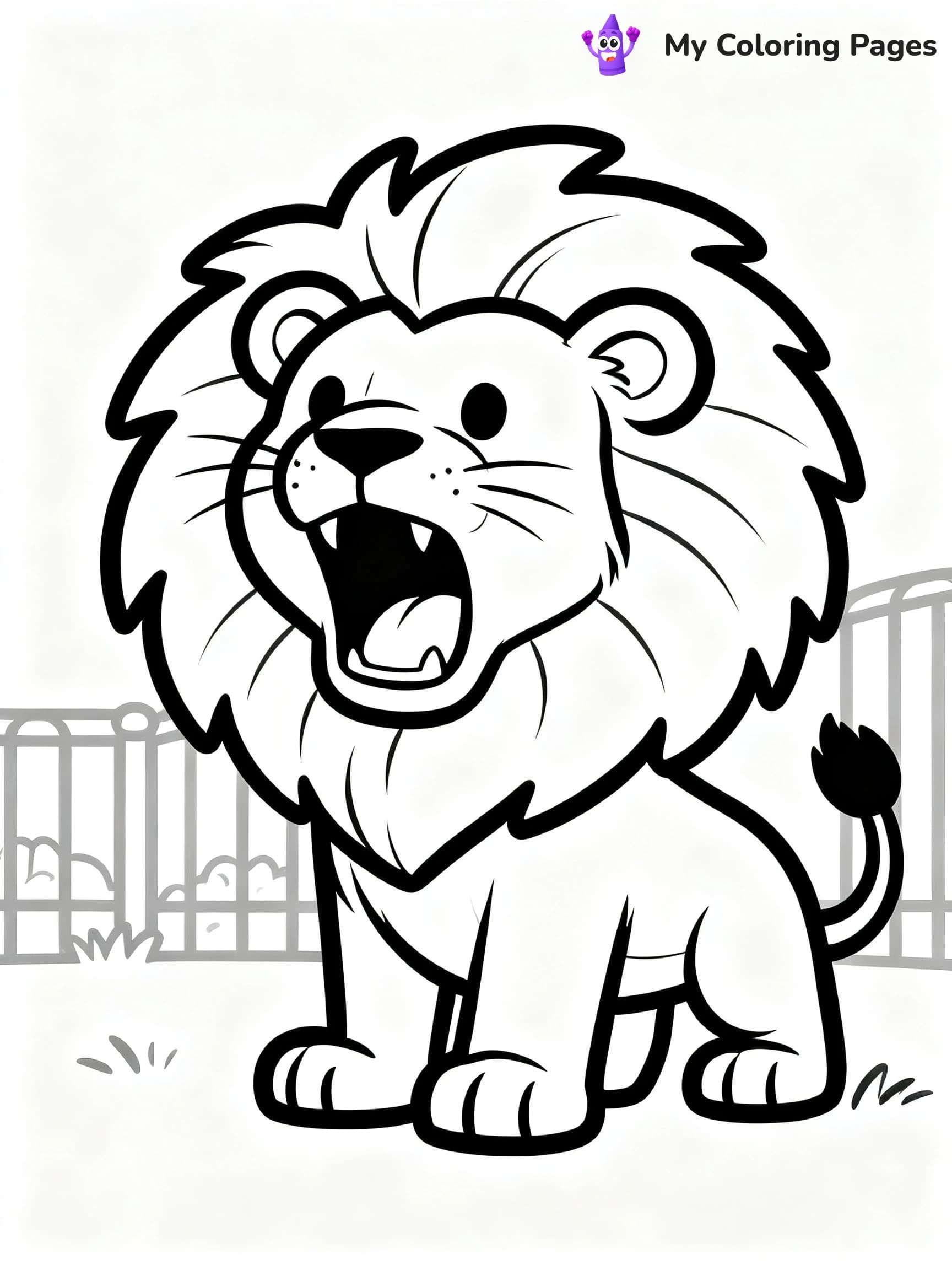 Zoo Animal Coloring Pages - 23