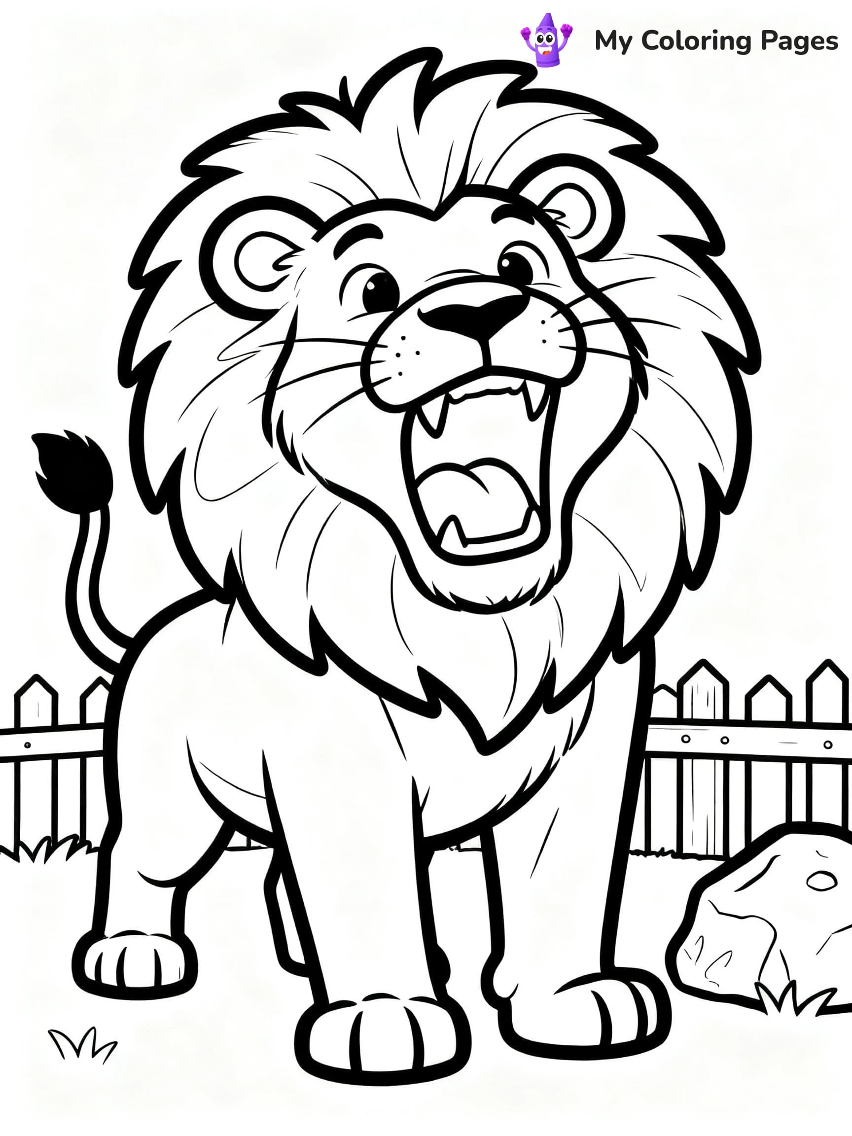 Zoo Animal Coloring Pages - 17