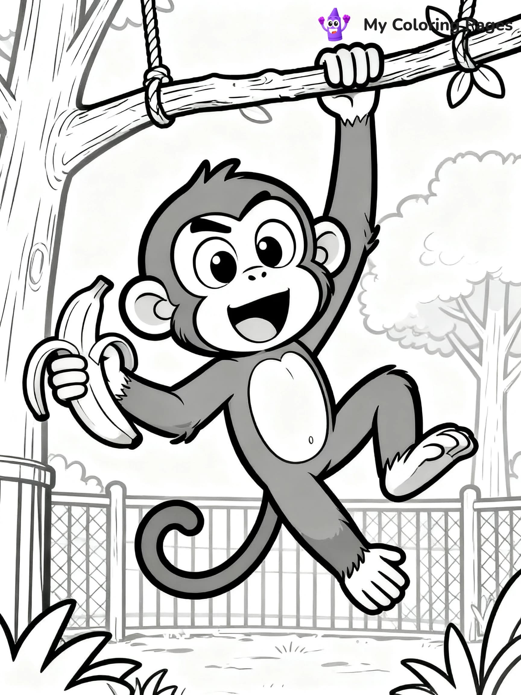 Zoo Animal Coloring Pages - 9