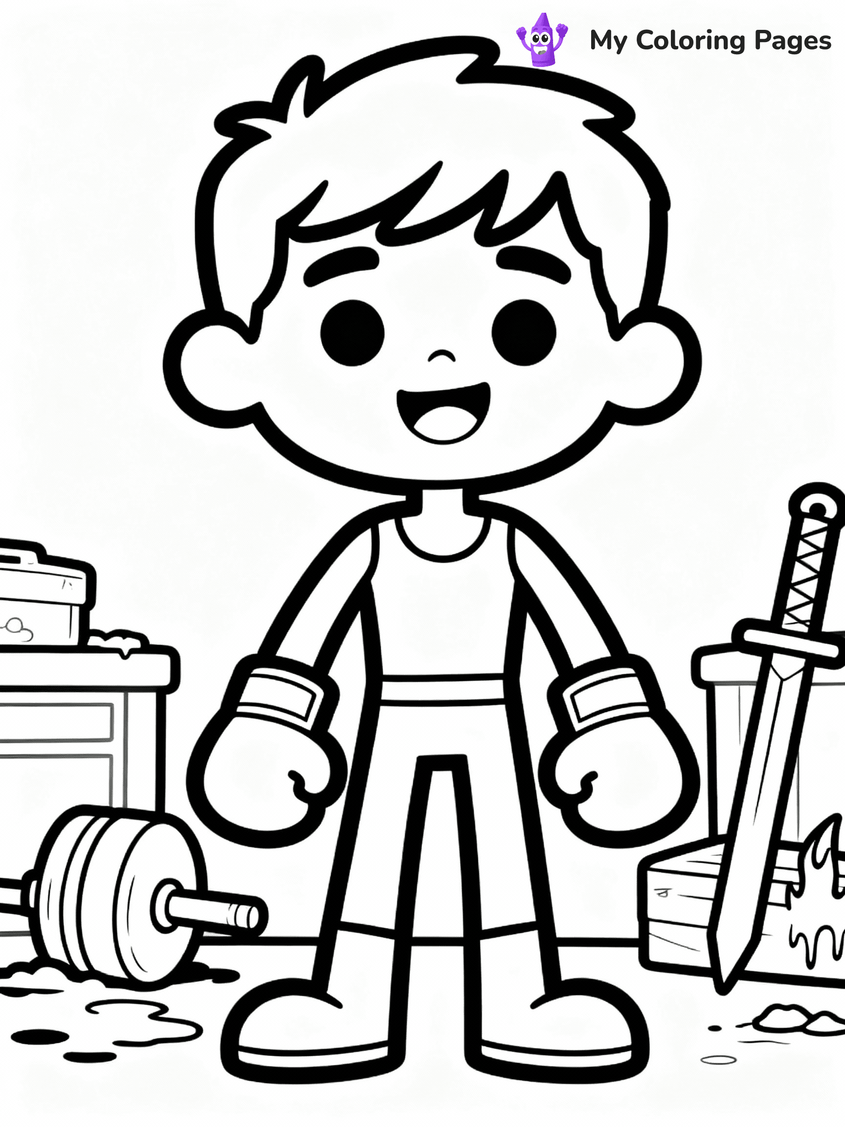Lankybox Coloring Pages - 26