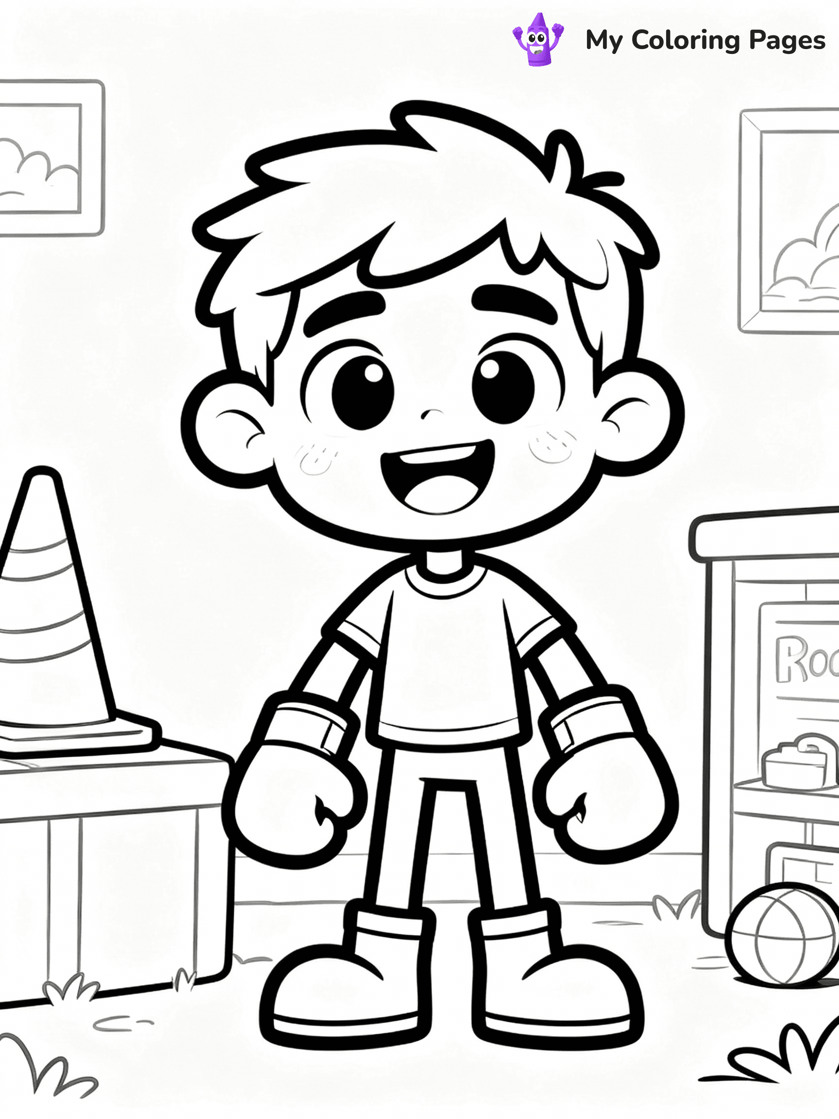 Lankybox Coloring Pages - 25