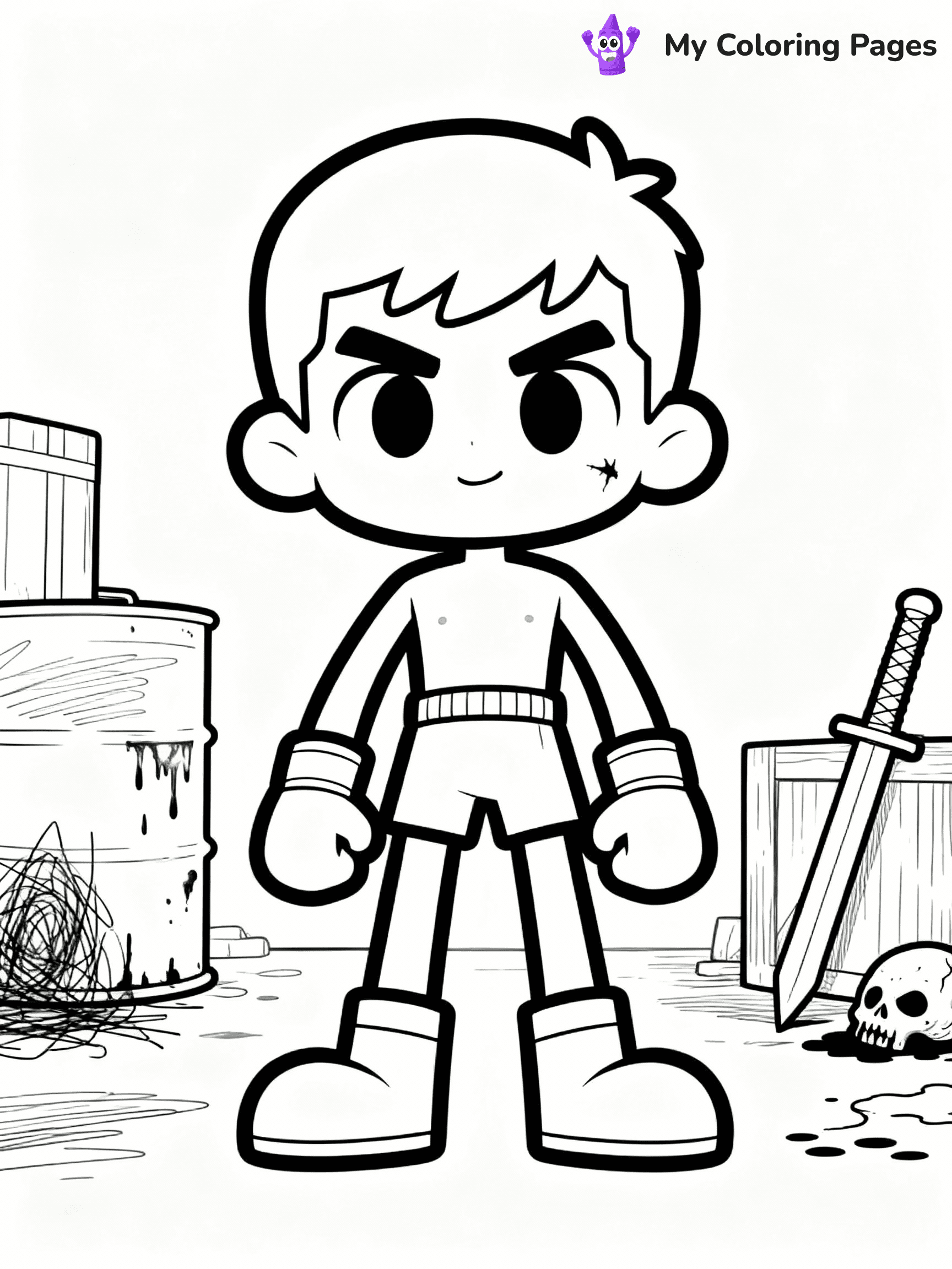 Lankybox Coloring Pages - 23