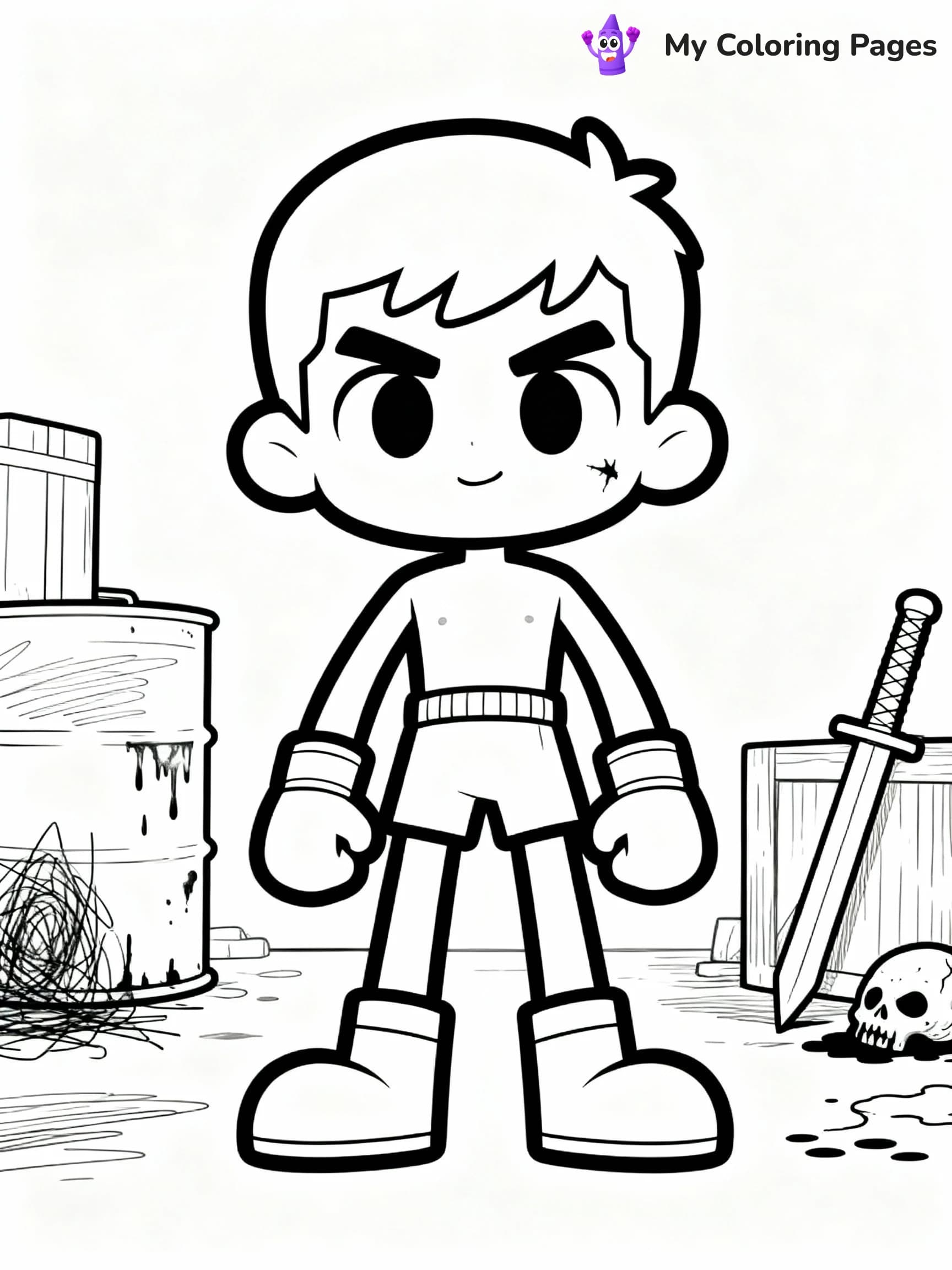 Lankybox Coloring Pages - 23