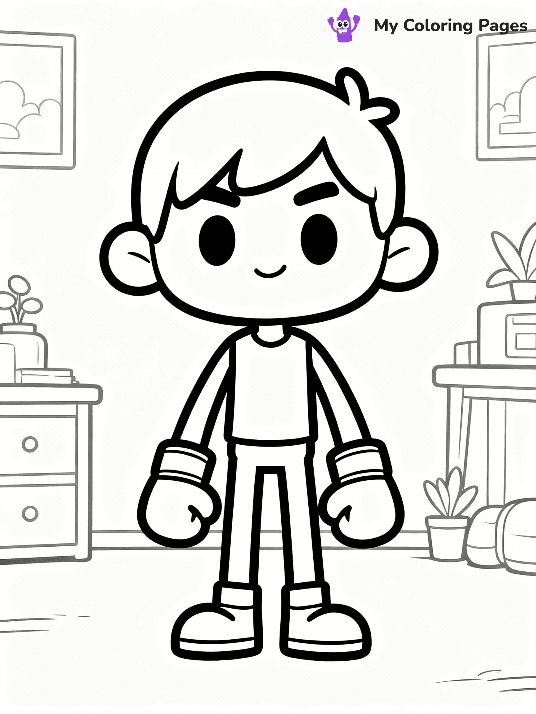 Lankybox Coloring Pages - 22