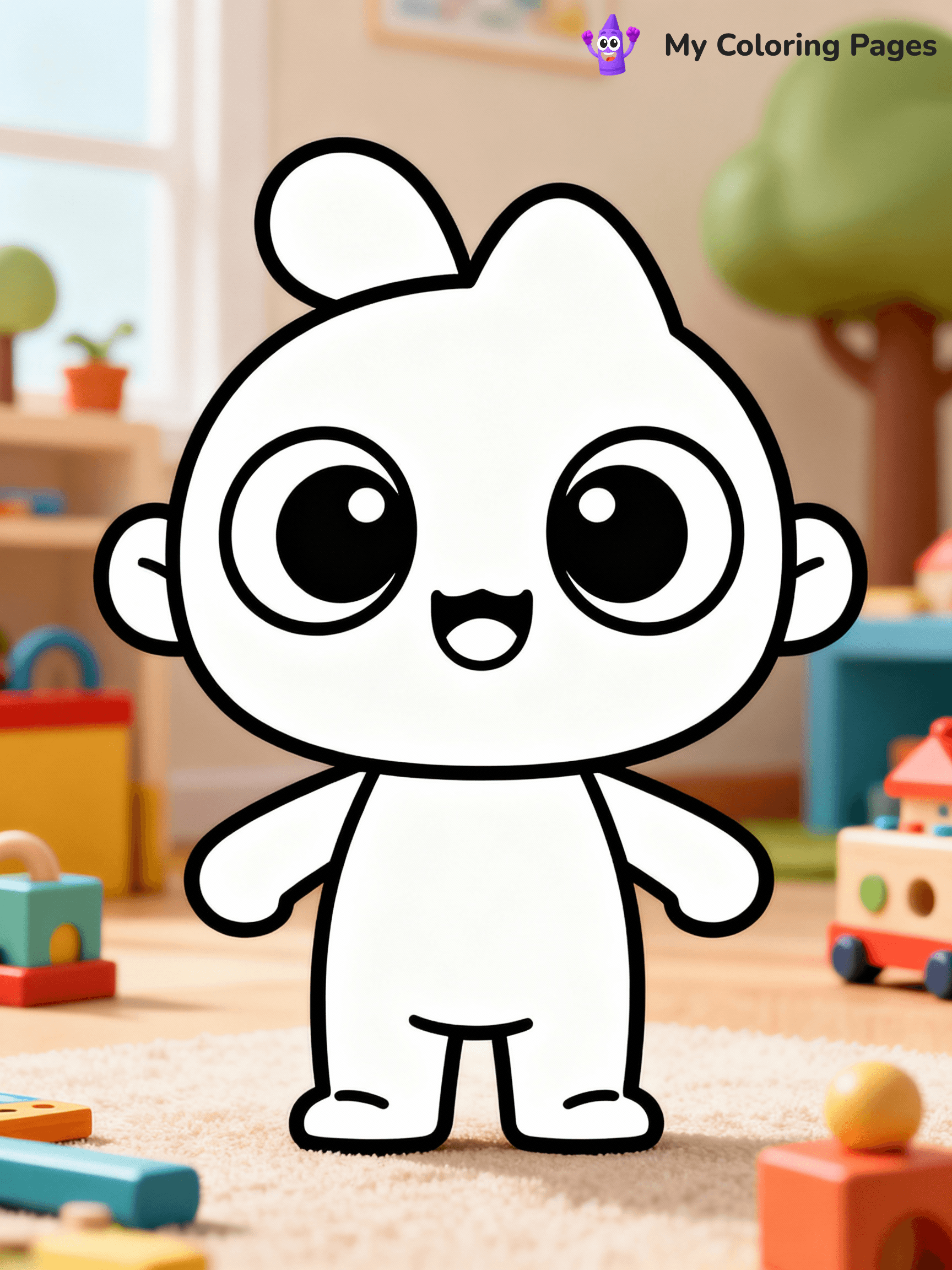 Lankybox Coloring Pages - 19