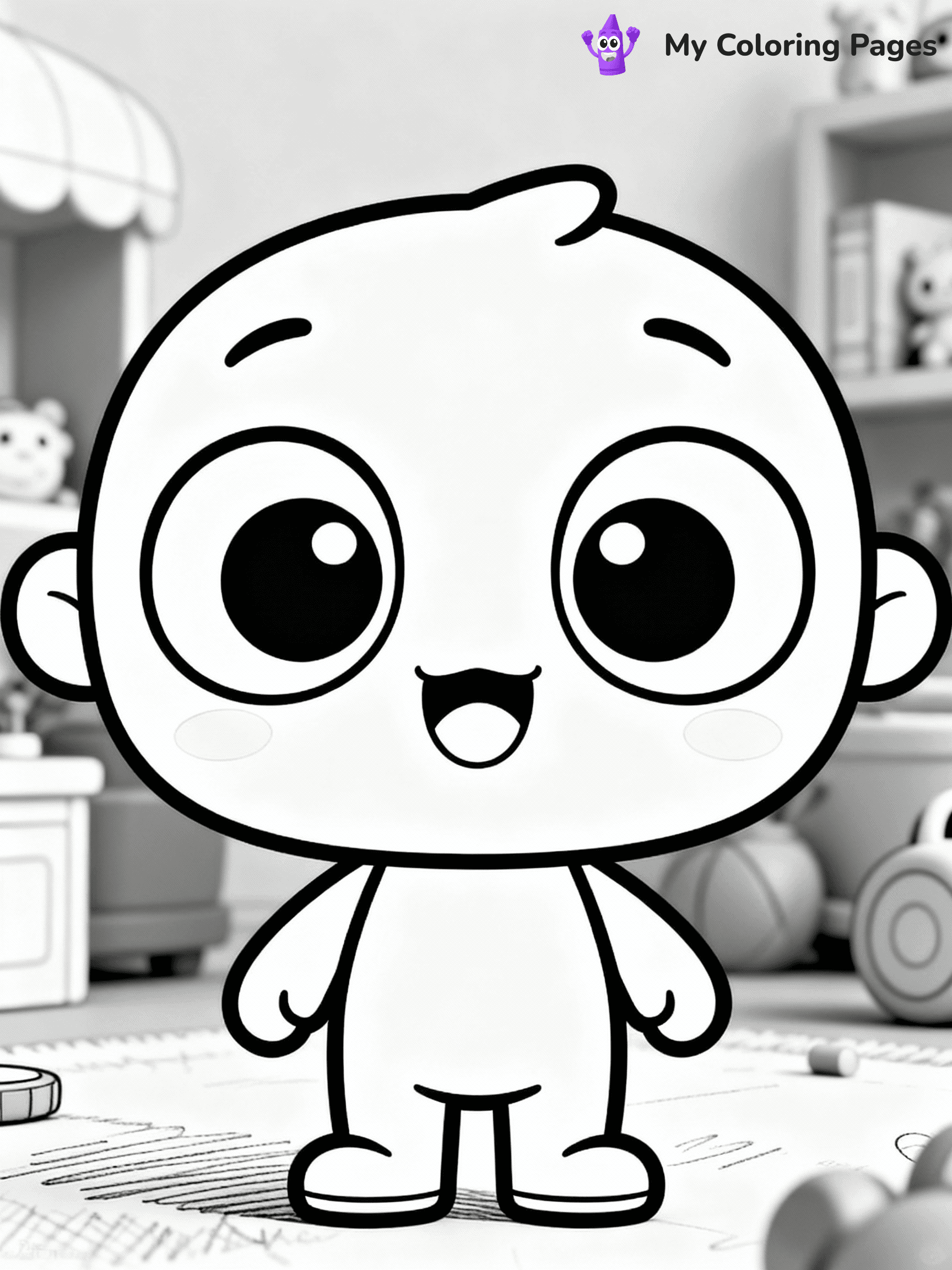 Lankybox Coloring Pages - 18