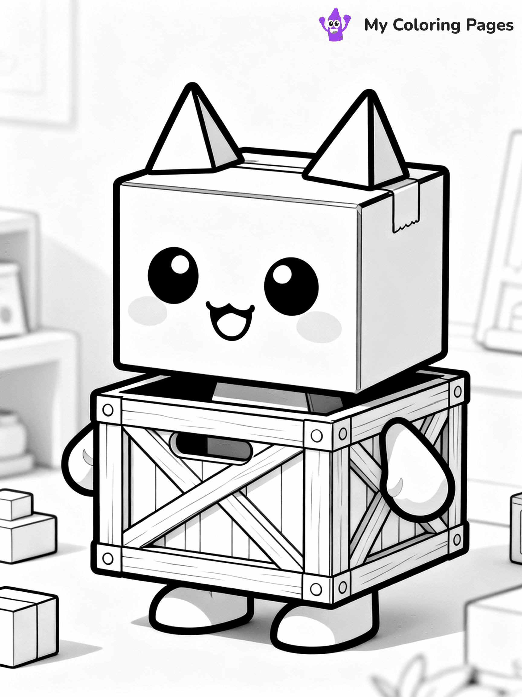 Lankybox Coloring Pages - 12