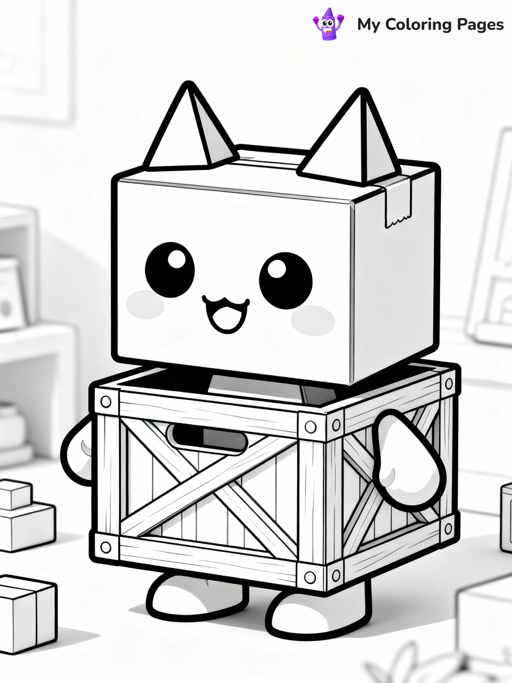 Lankybox Coloring Pages - 12