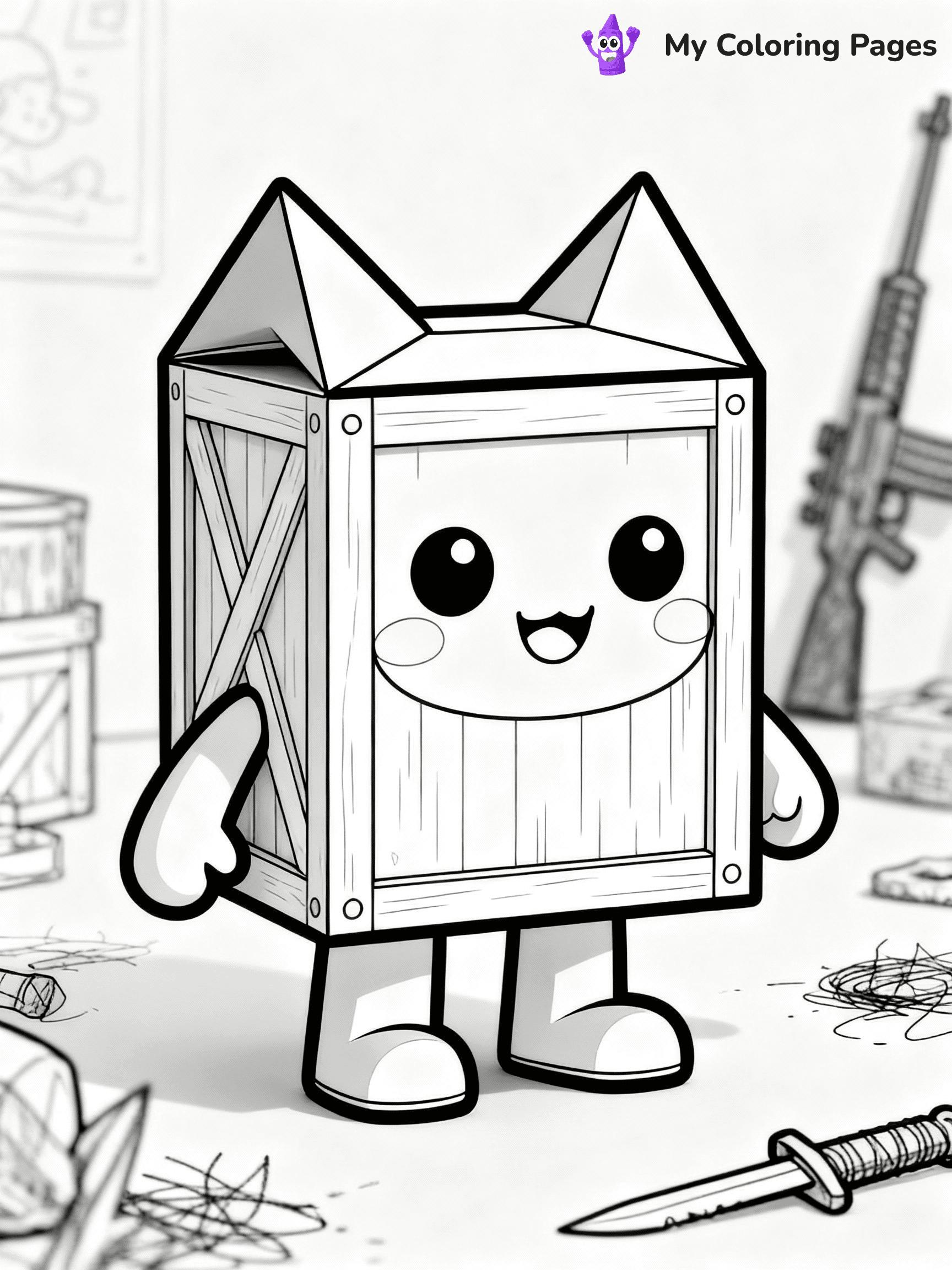 Lankybox Coloring Pages - 7