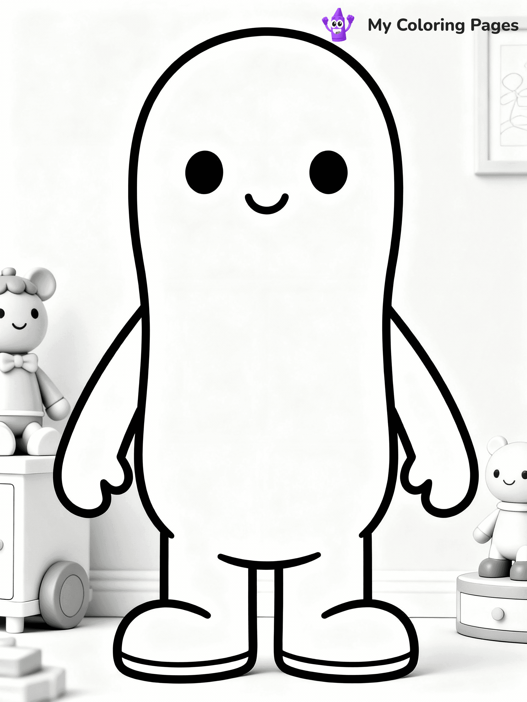 Lankybox Coloring Pages - 4