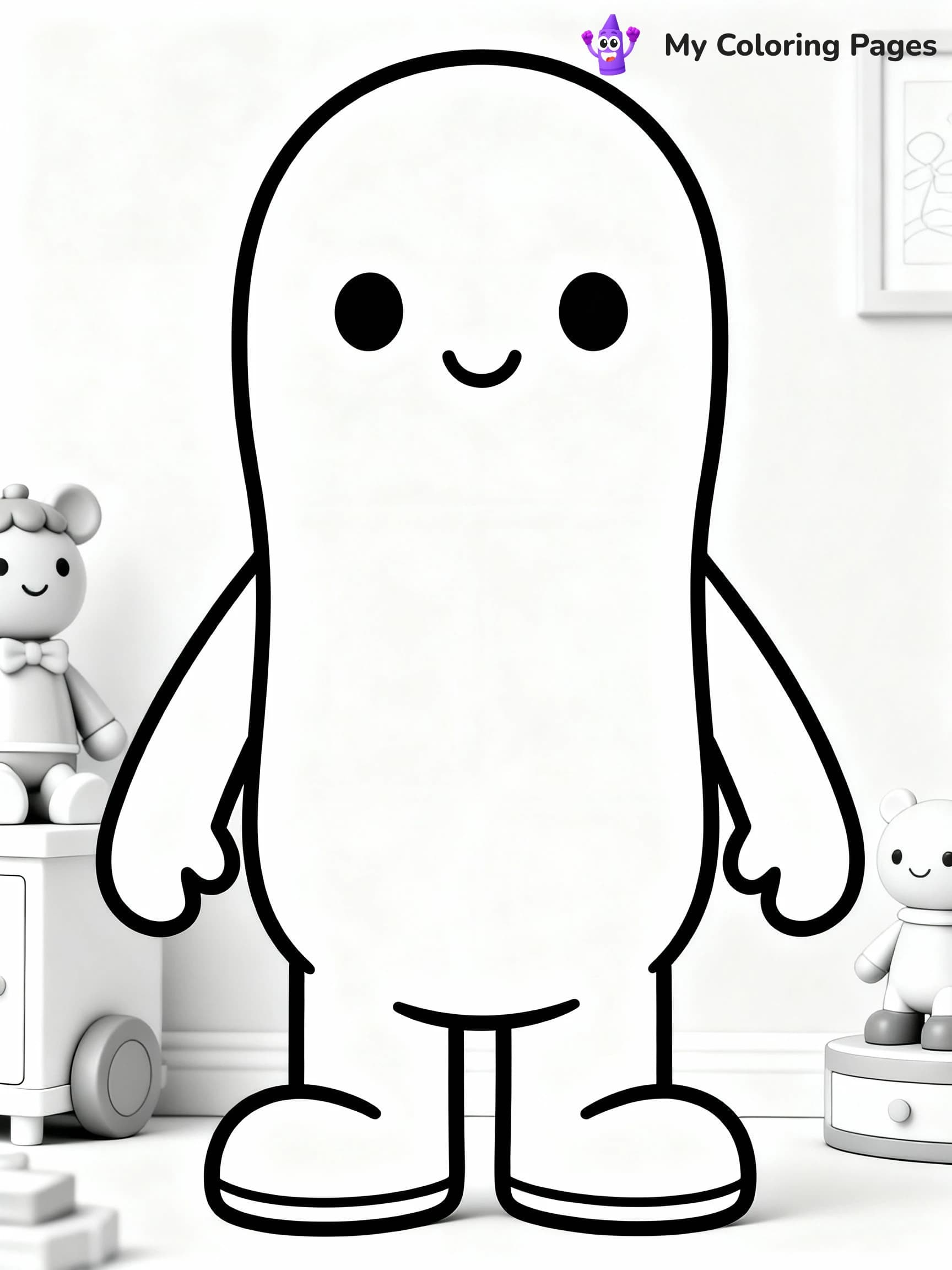 Lankybox Coloring Pages - 4